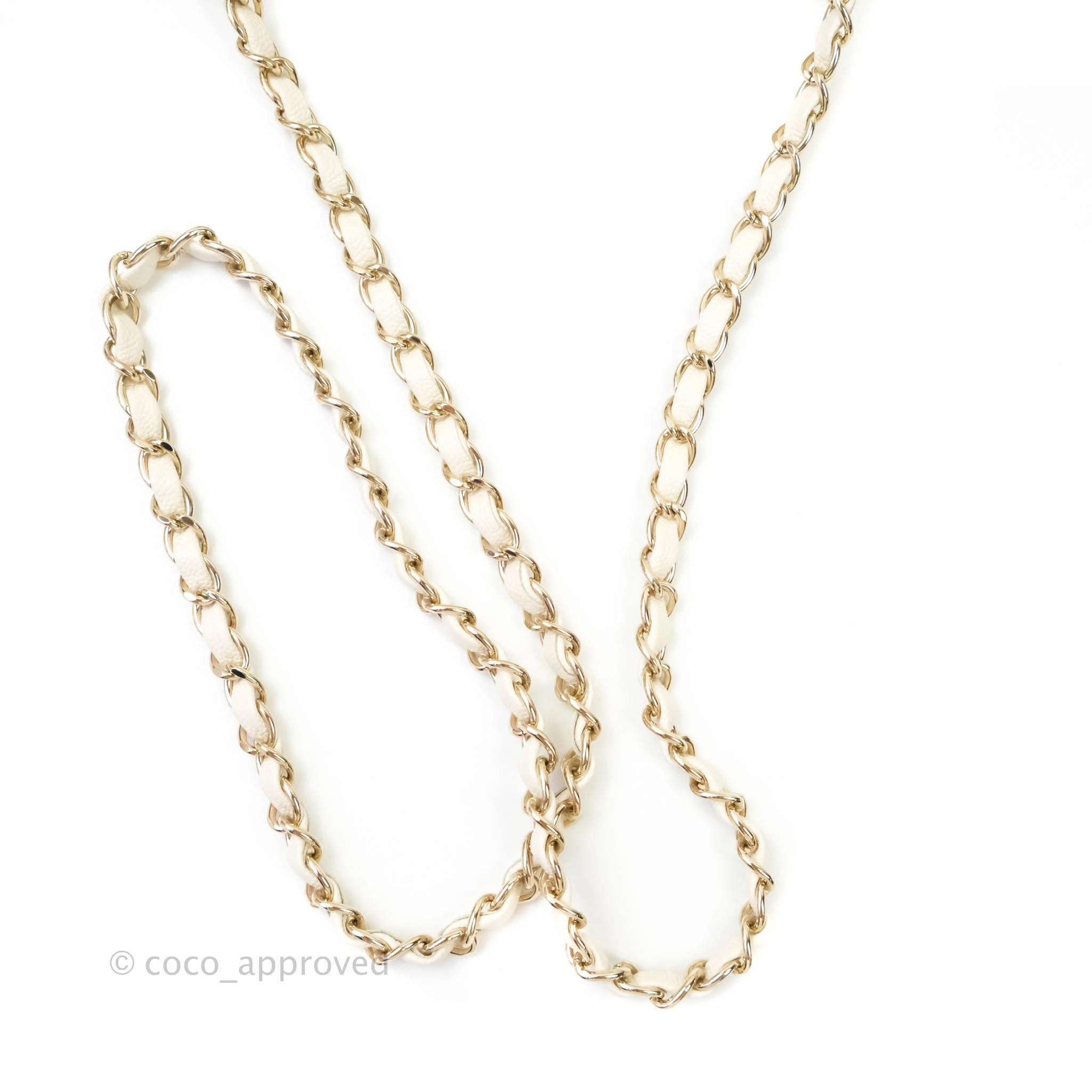 Chanel Classic Quilted Mini Rectangular Flap Ivory Caviar Gold Hardware