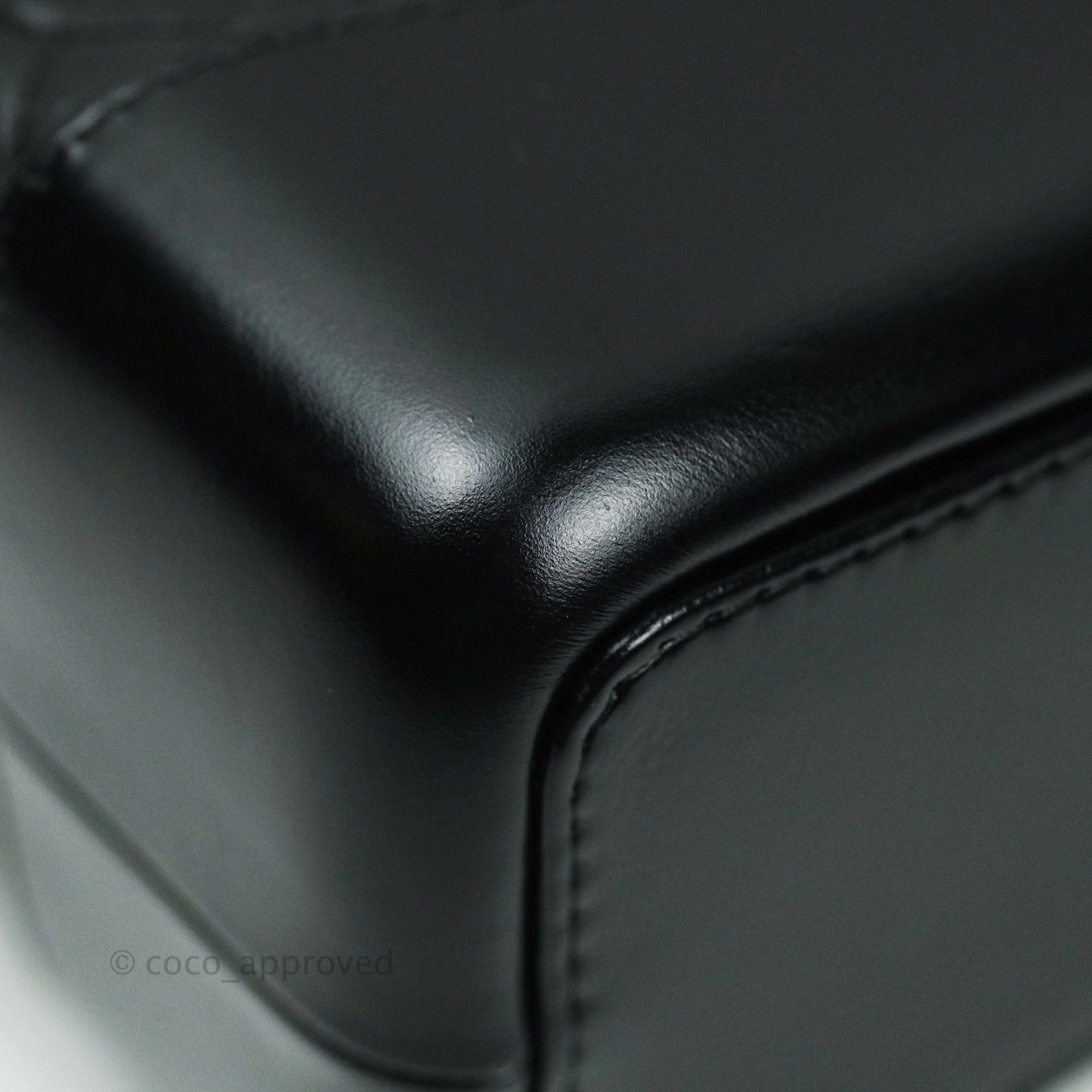 Chanel Gabrielle Backpack Black Aged Calfskin Small Black