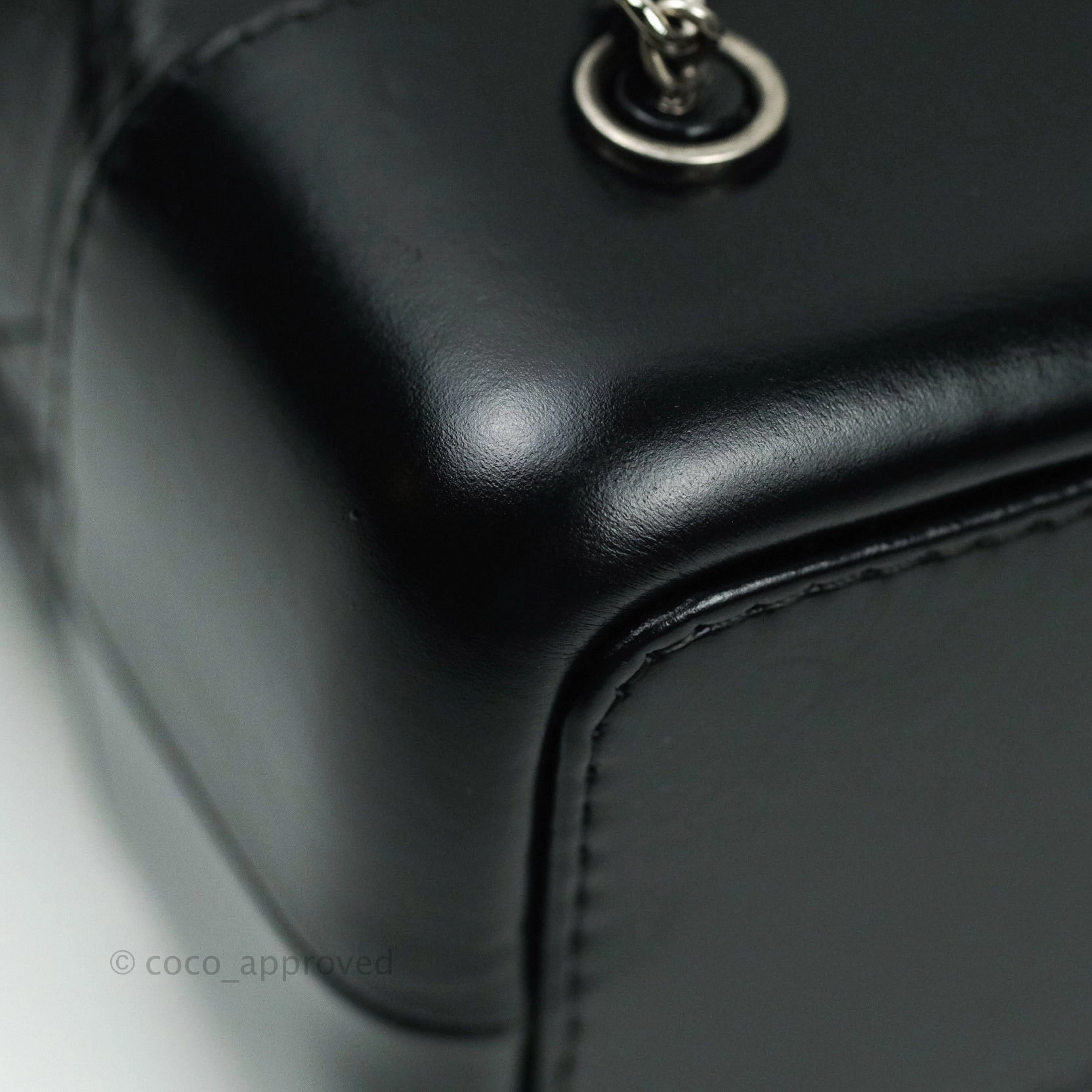 Chanel Gabrielle Backpack Black Aged Calfskin Small Black