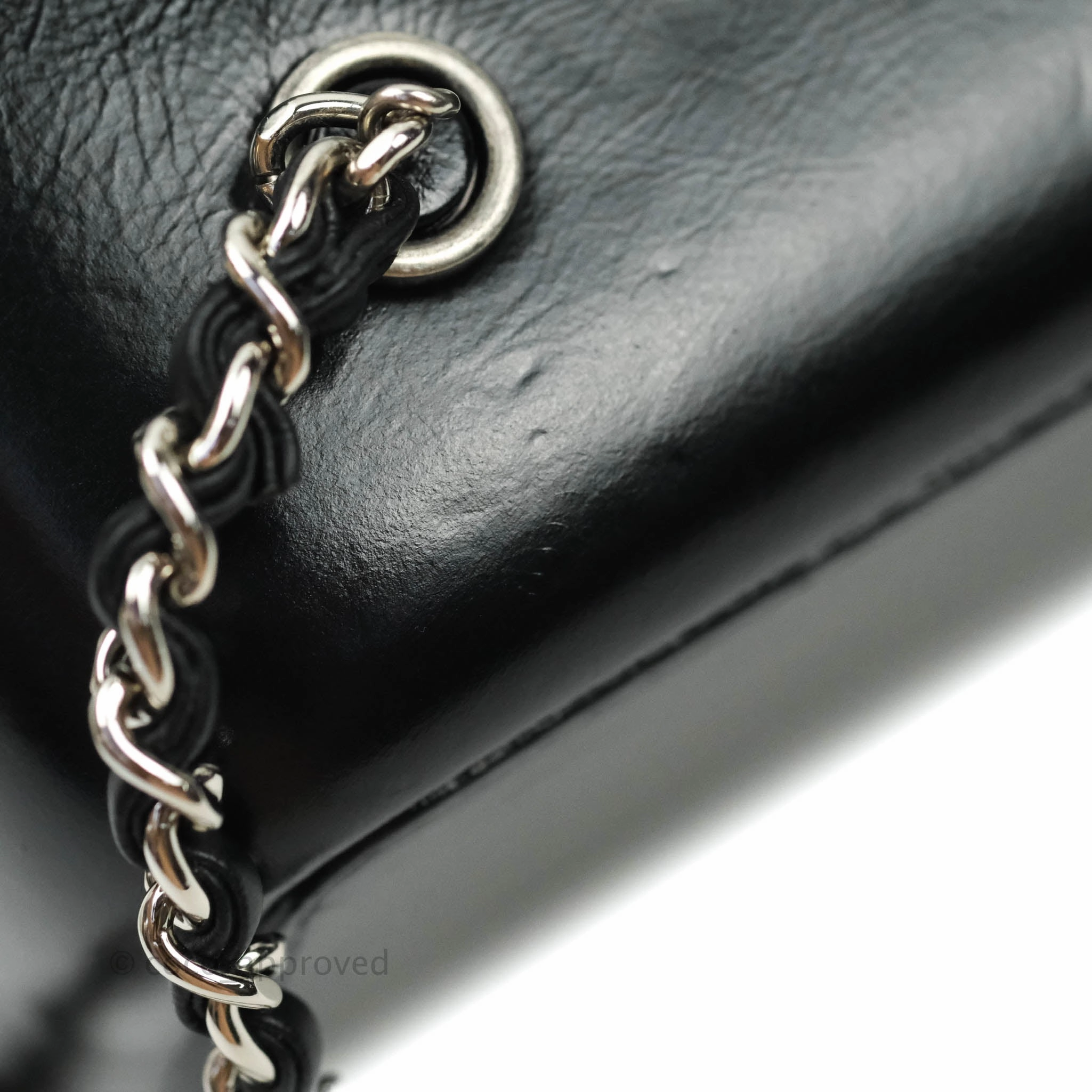 Chanel Gabrielle Backpack Black Aged Calfskin Small Navy Black