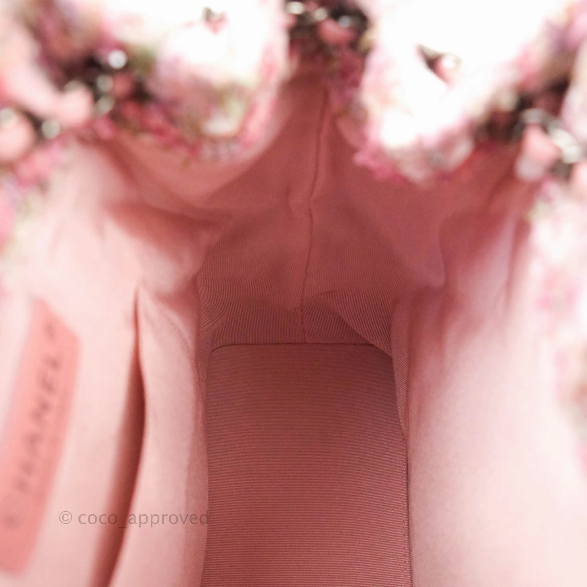 Chanel Gabrielle Small Backpack Pink Tweed Aged Calfskin