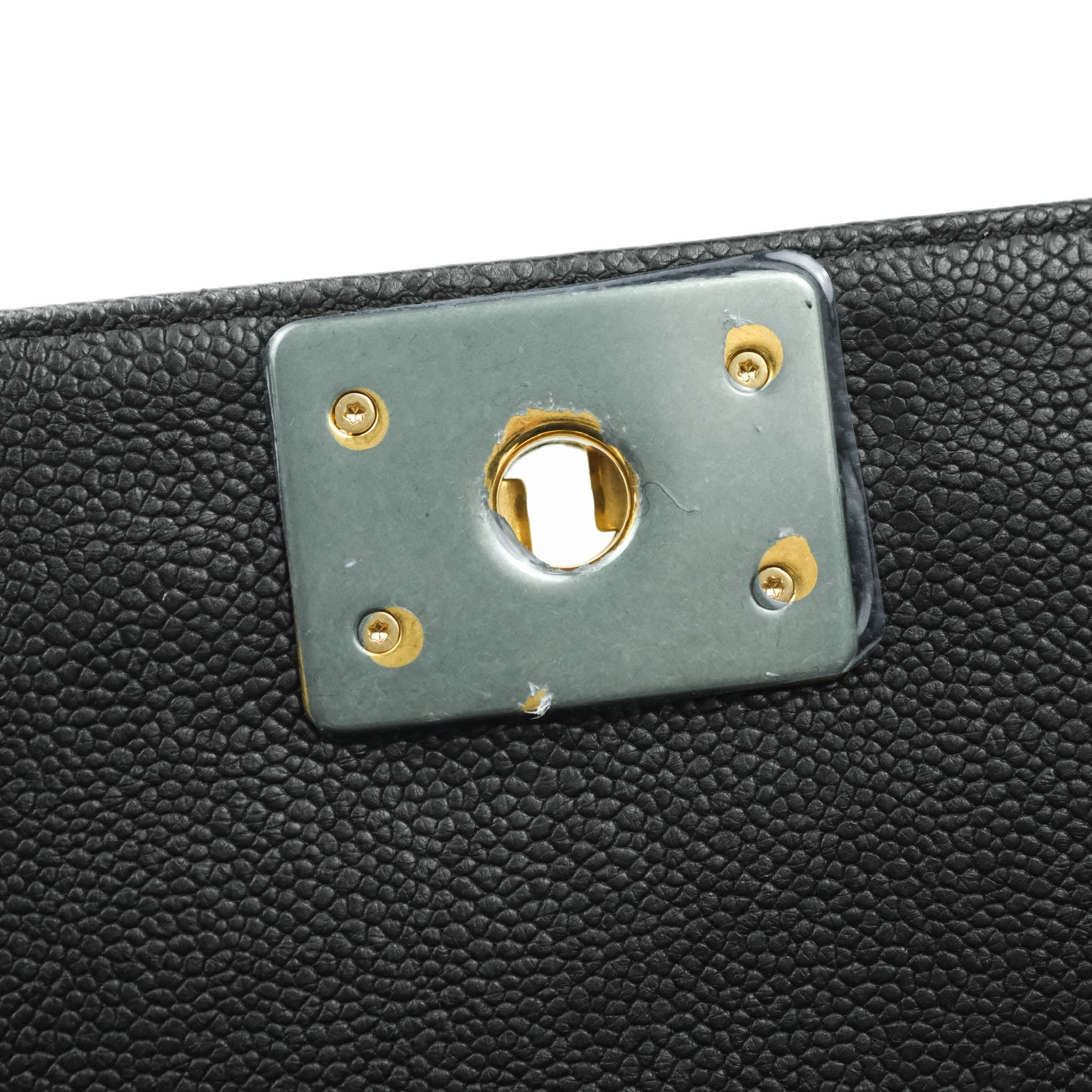 Chanel Medium Boy Quilted Black Caviar Aged Gold Hardware