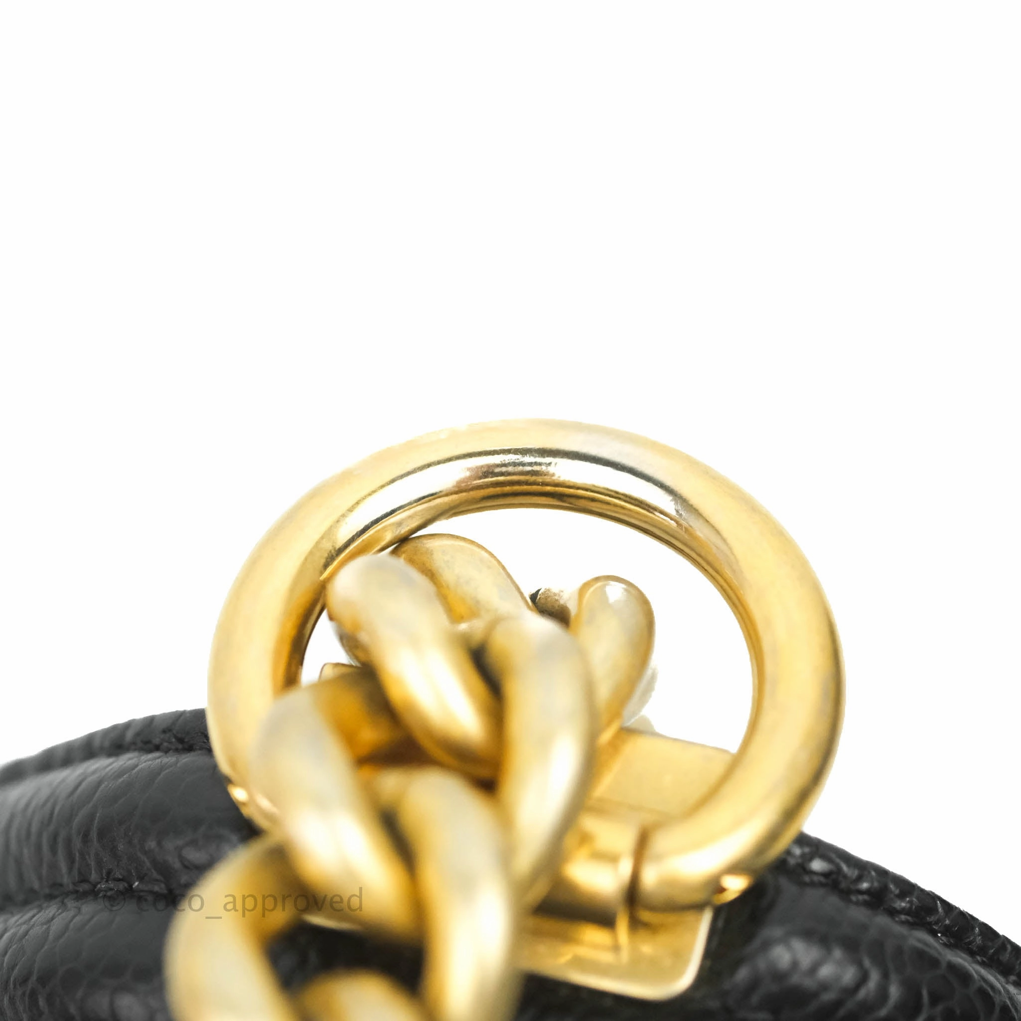 Chanel Medium Boy Quilted Black Caviar Aged Gold Hardware