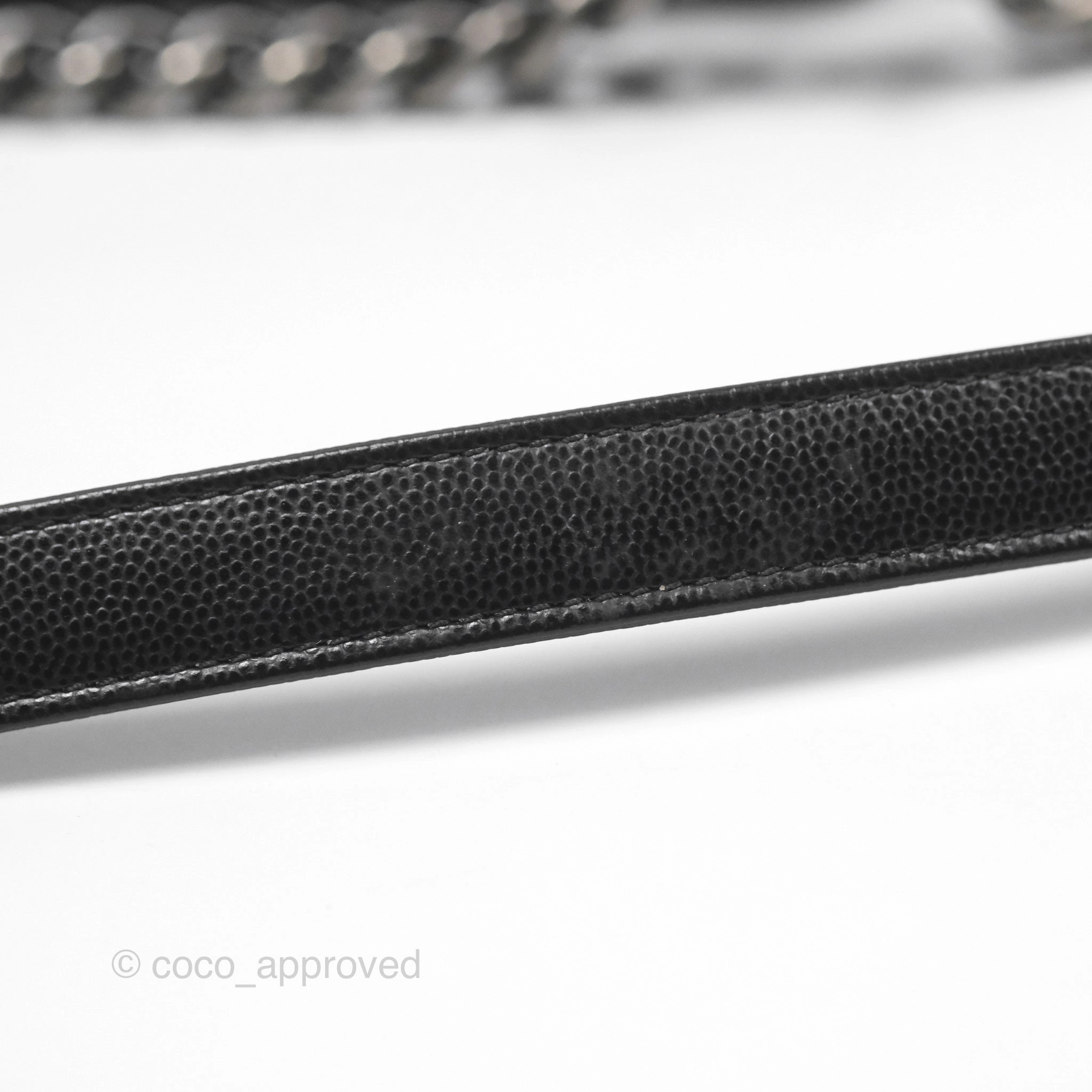 Chanel Medium Boy Quilted Black Caviar Ruthenium Hardware