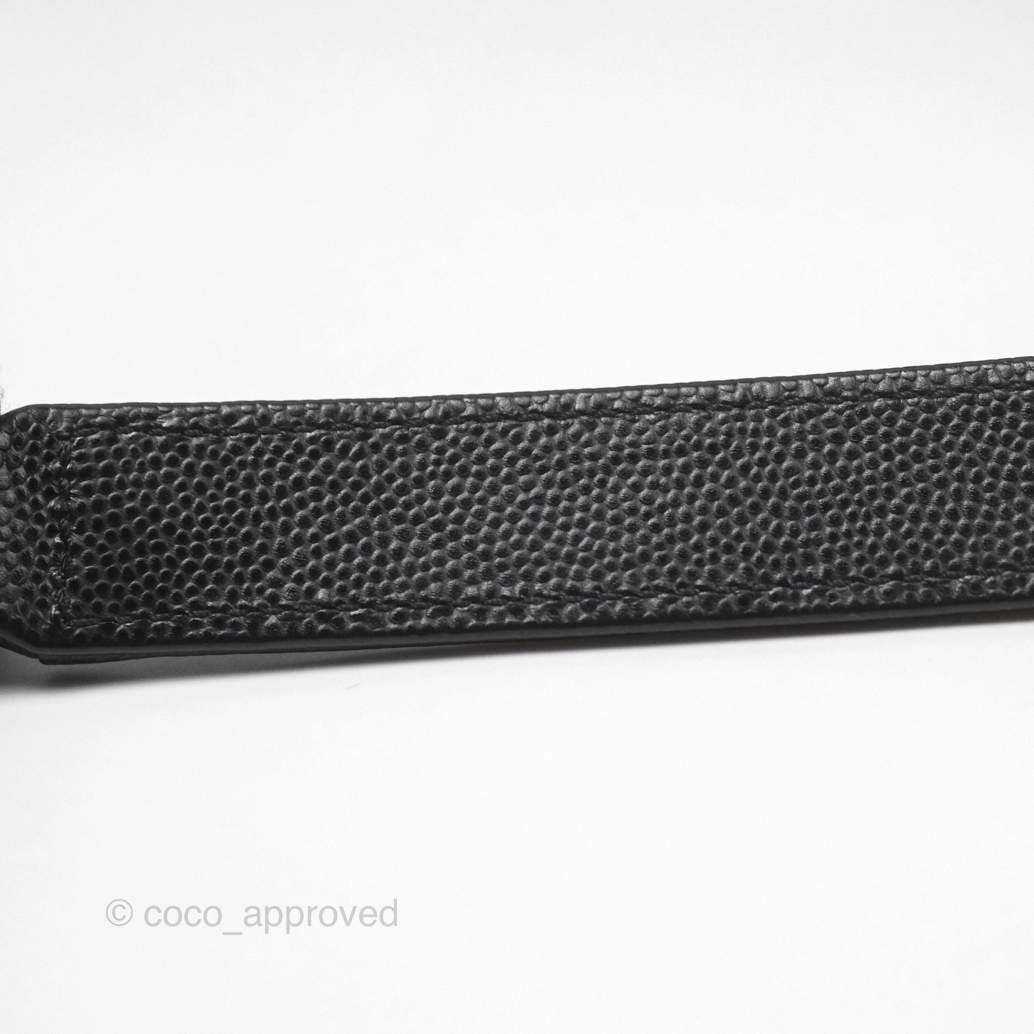 Chanel Medium Boy Quilted Black Caviar Ruthenium Hardware