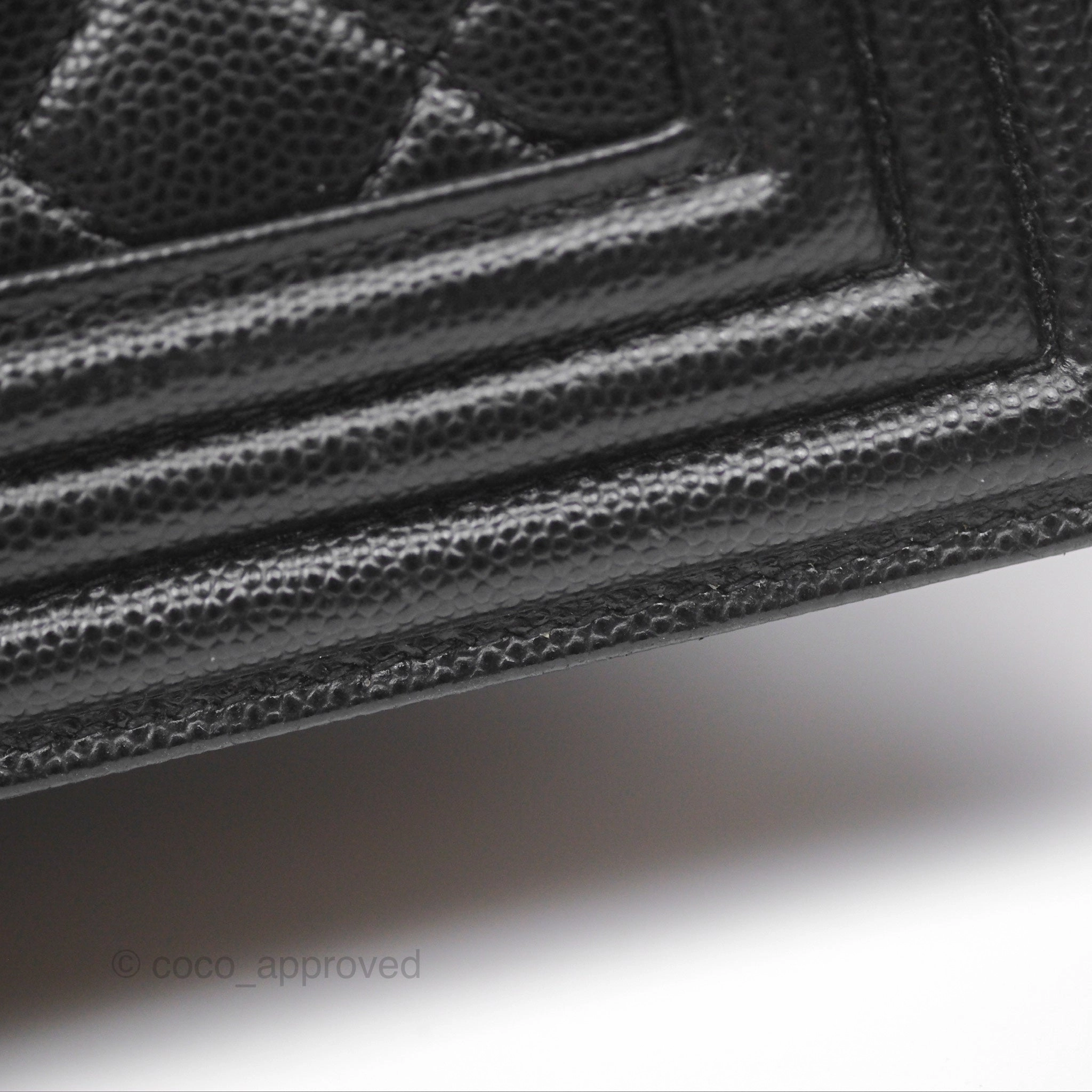 Chanel Medium Boy Quilted Black Caviar Ruthenium Hardware