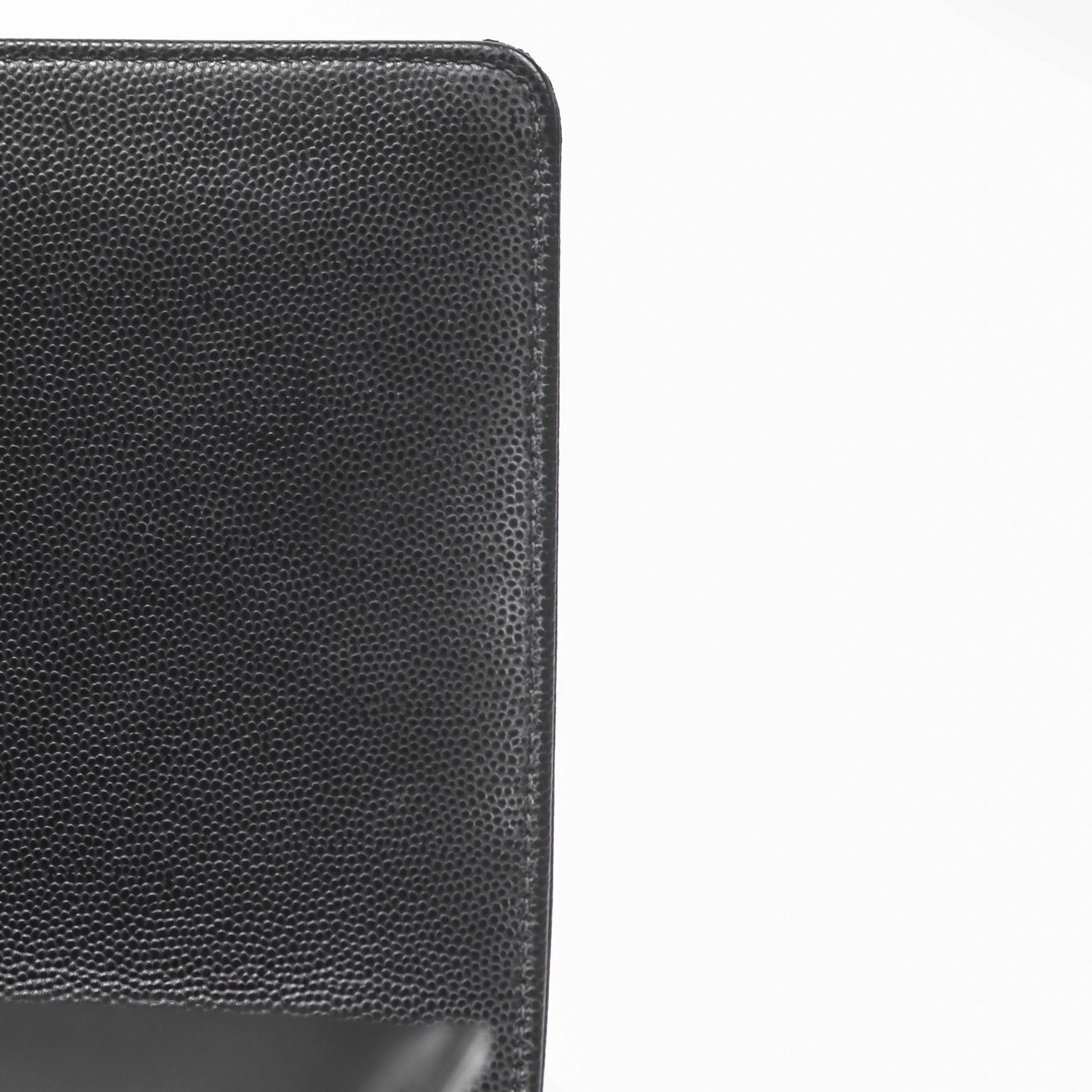 Chanel Medium Boy Quilted Black Caviar Ruthenium Hardware