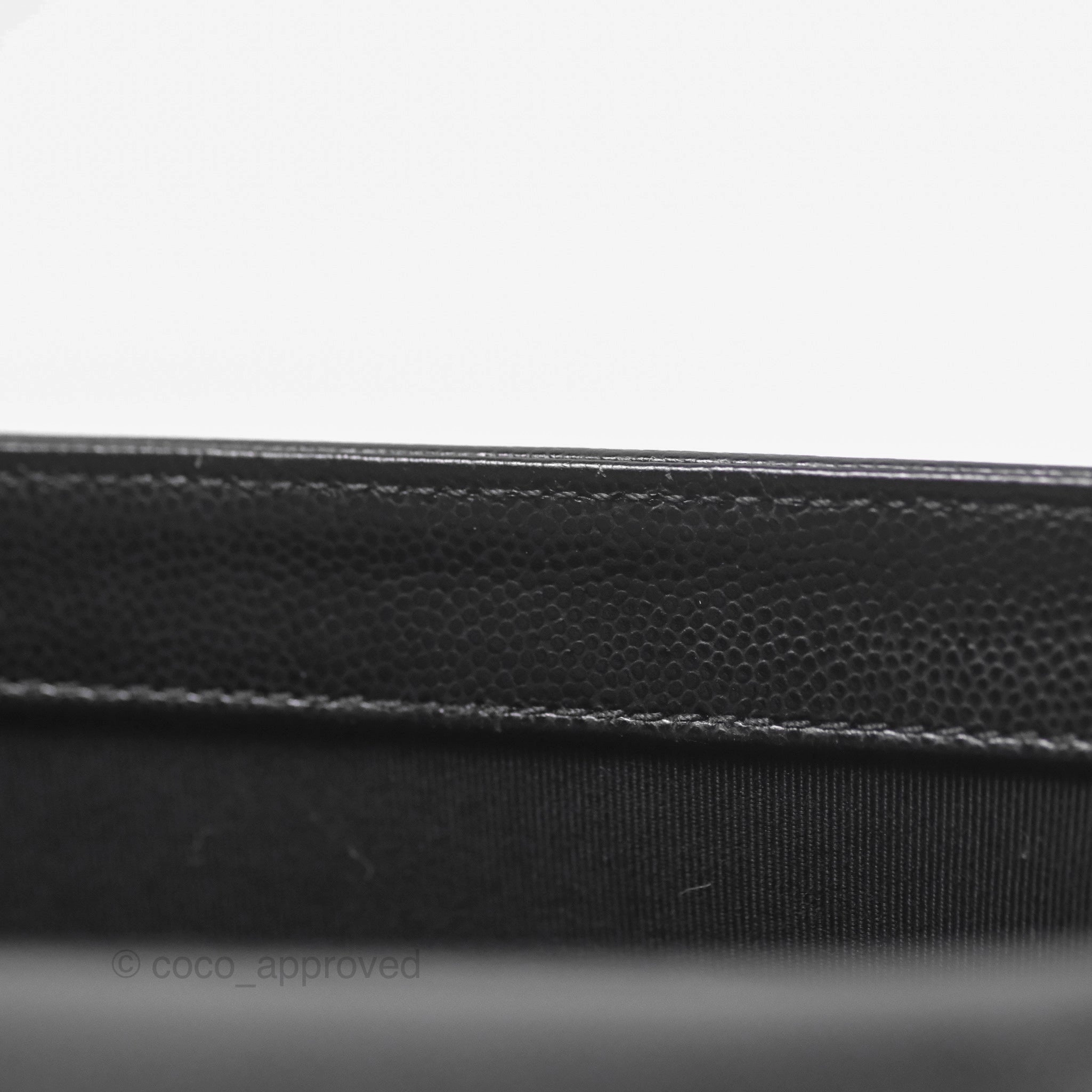 Chanel Medium Boy Quilted Black Caviar Ruthenium Hardware