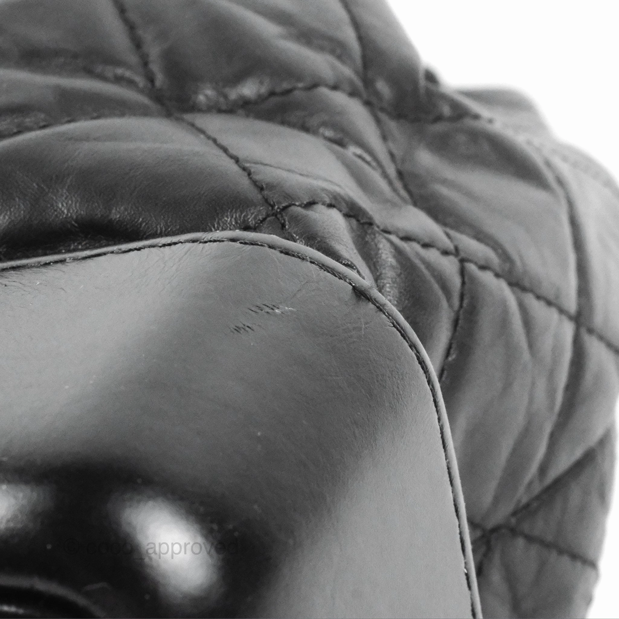 Chanel Medium Gabrielle Backpack Black Aged Calfskin