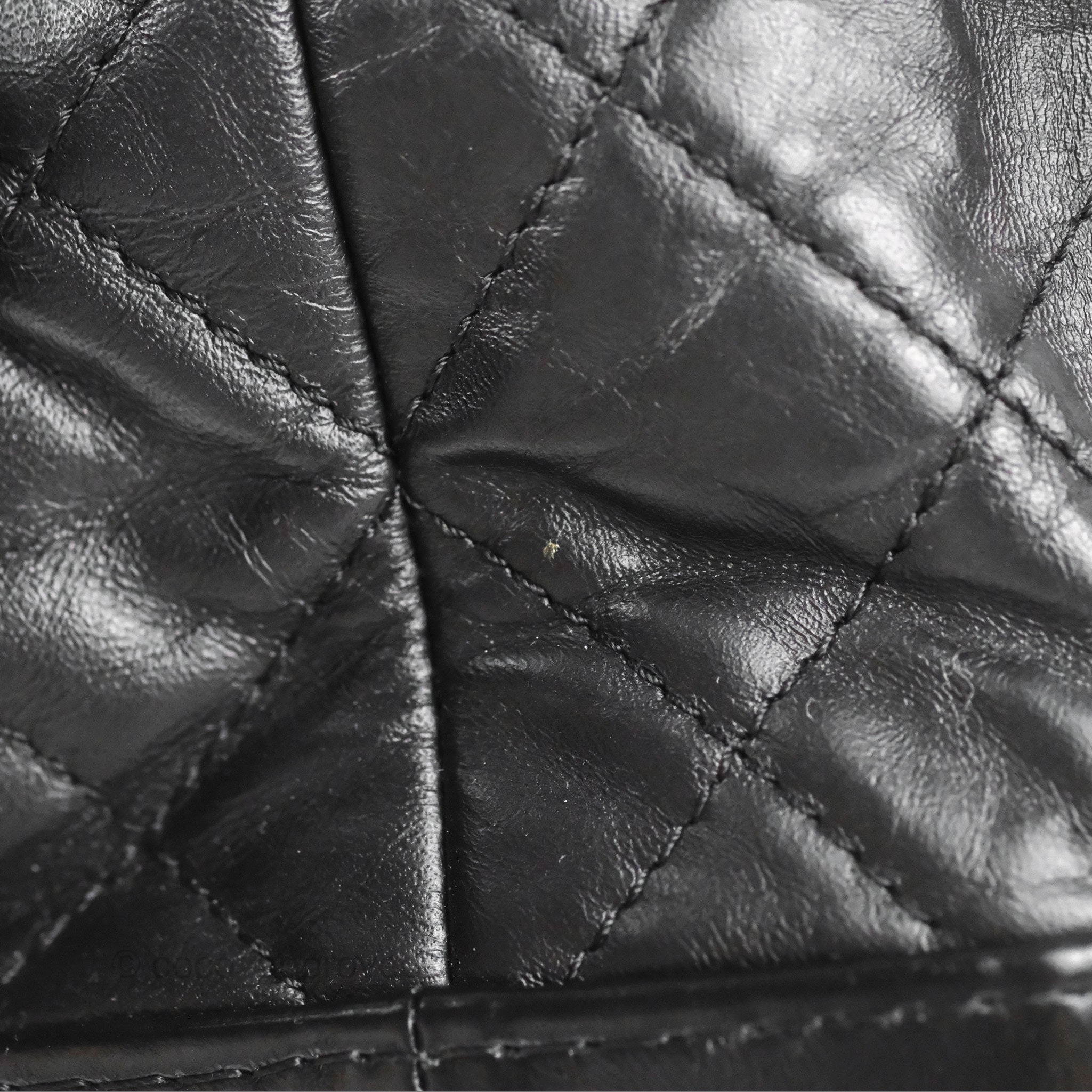 Chanel Medium Gabrielle Backpack Black Aged Calfskin