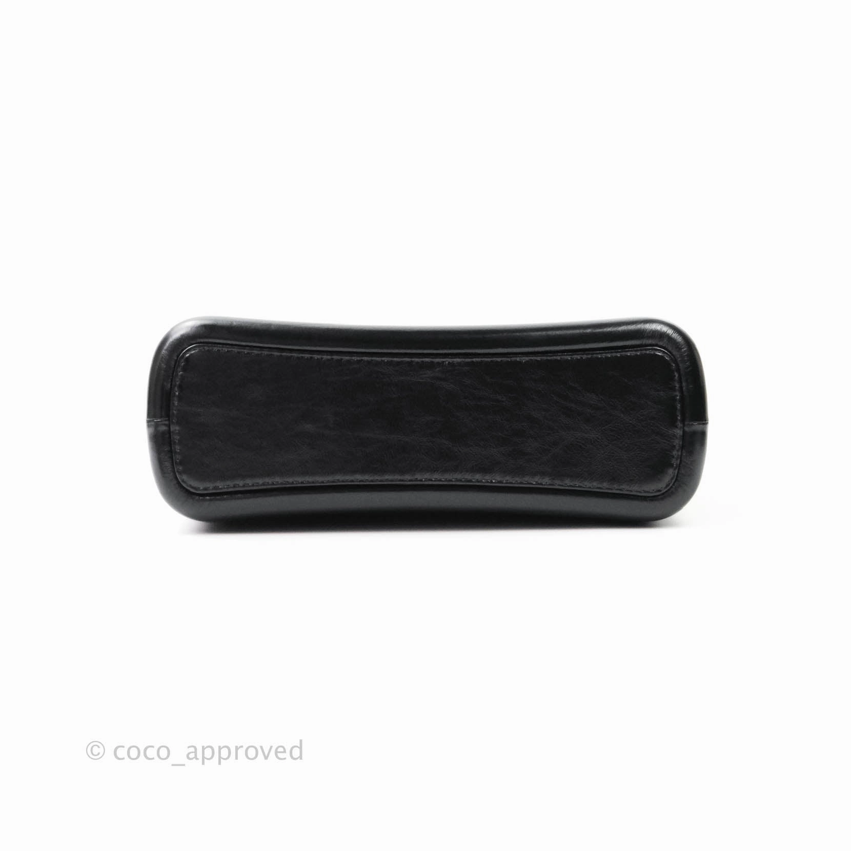 Chanel Medium Gabrielle Beige Black Aged Calfskin