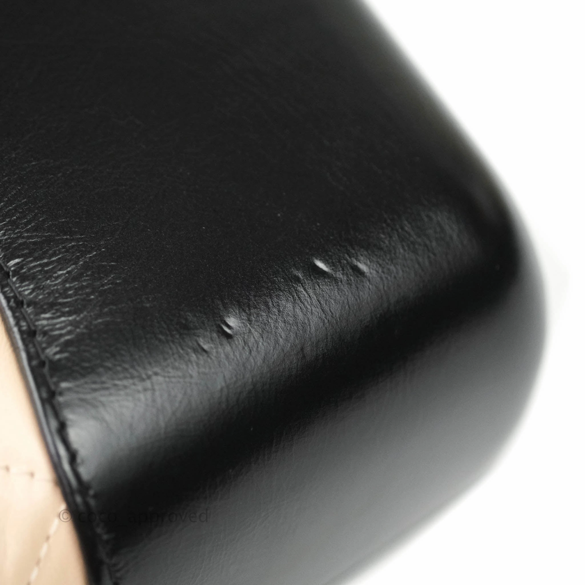 Chanel Medium Gabrielle Beige Black Aged Calfskin