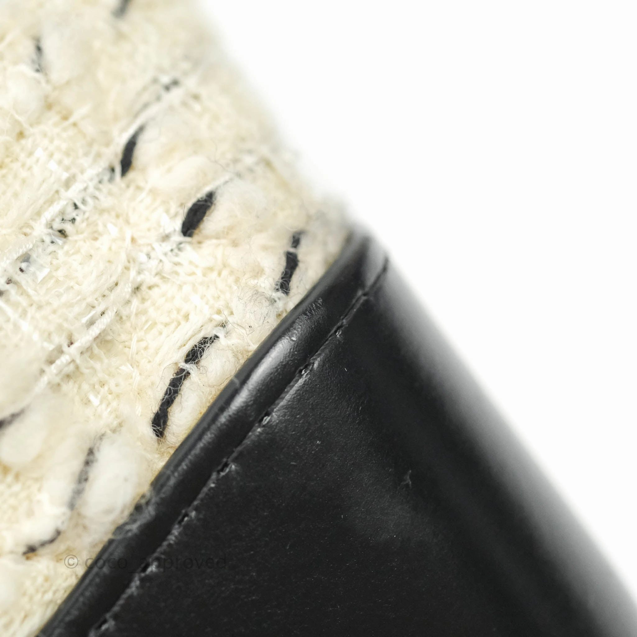 Chanel Medium Gabrielle Tweed Aged Calfskin Backpack in Cream Black