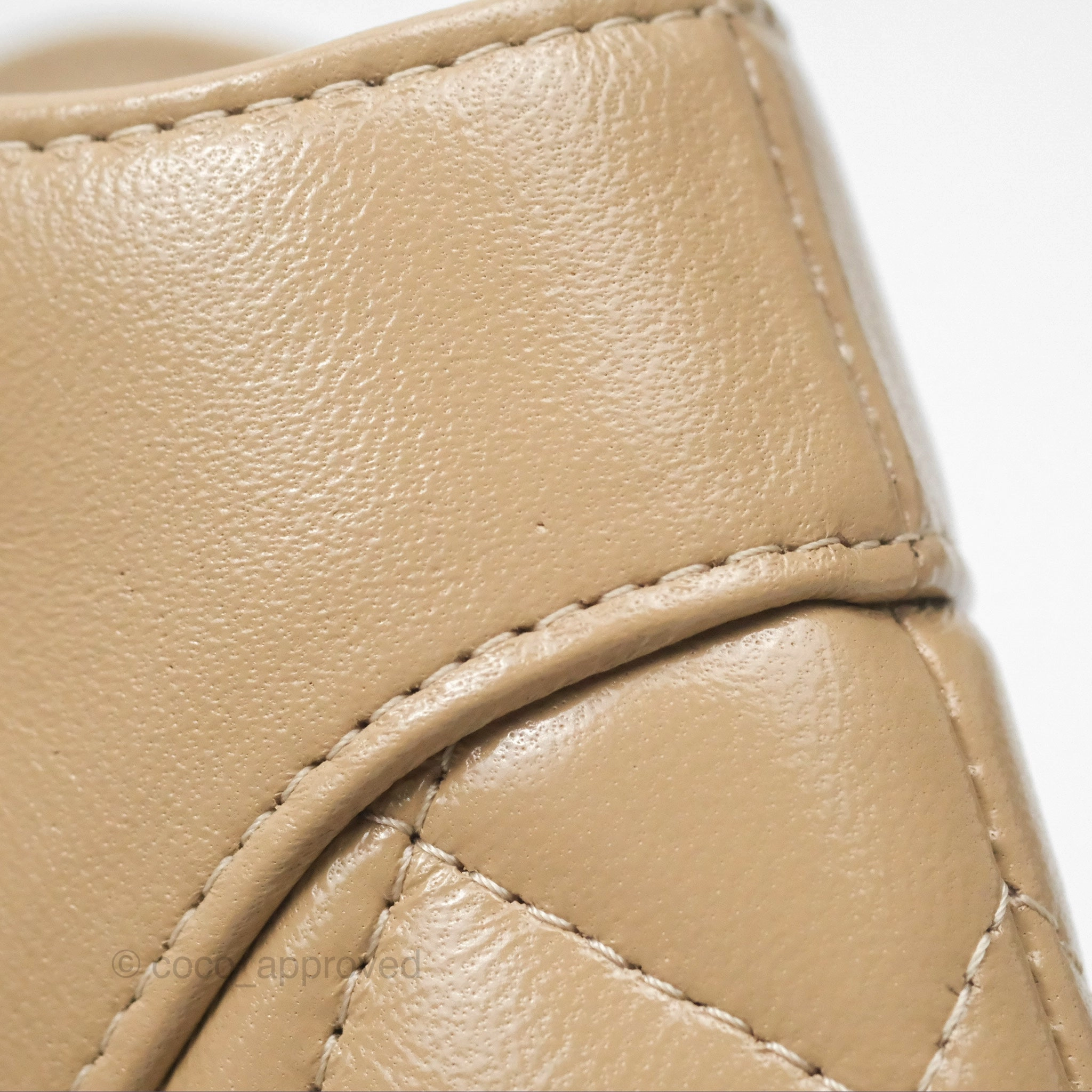 Chanel Micro 31 Beige Bucket Bag Shiny Calfskin Gold Hardware