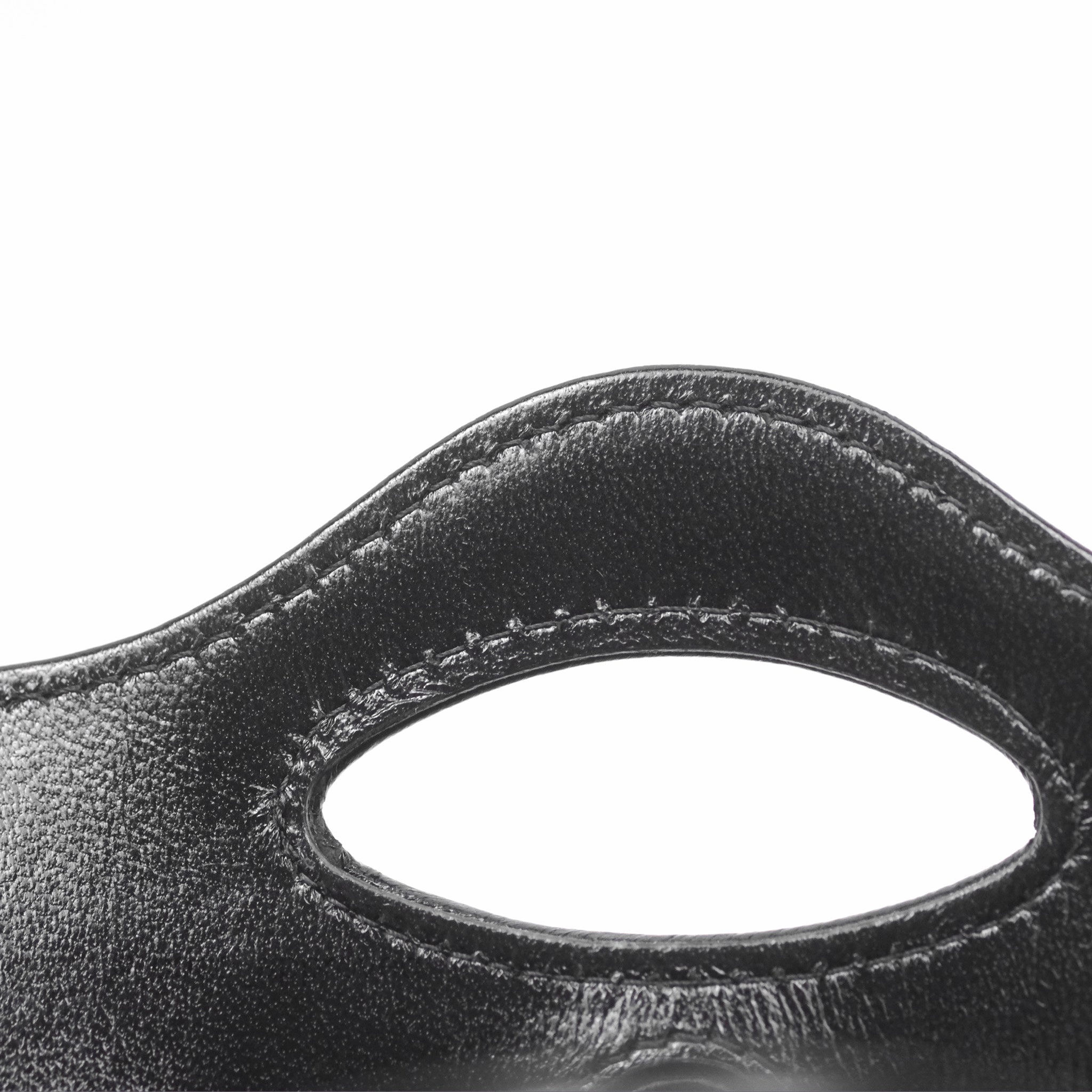 Chanel Micro 31 Black Shiny Calfskin Gold Hardware