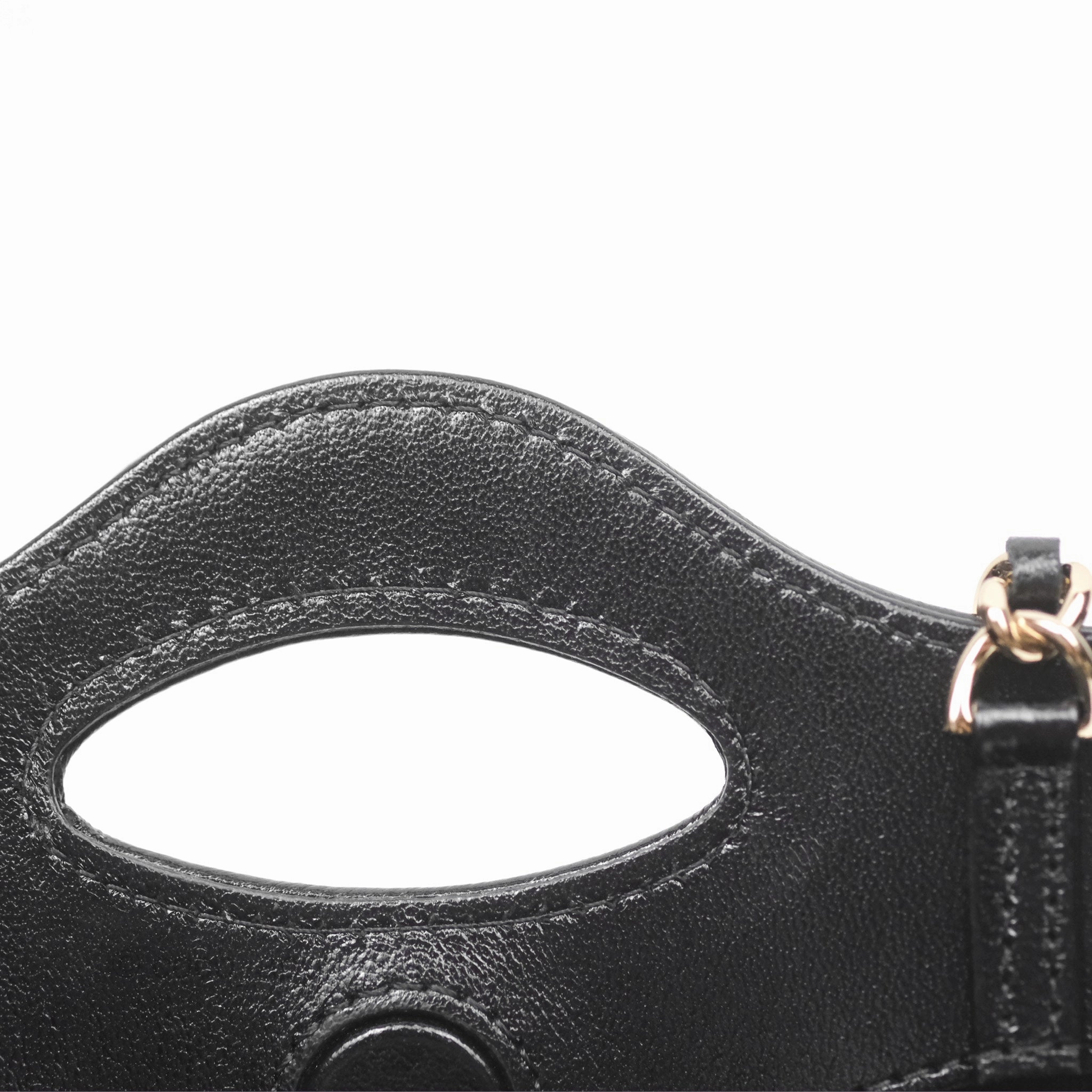 Chanel Micro 31 Black Shiny Calfskin Gold Hardware