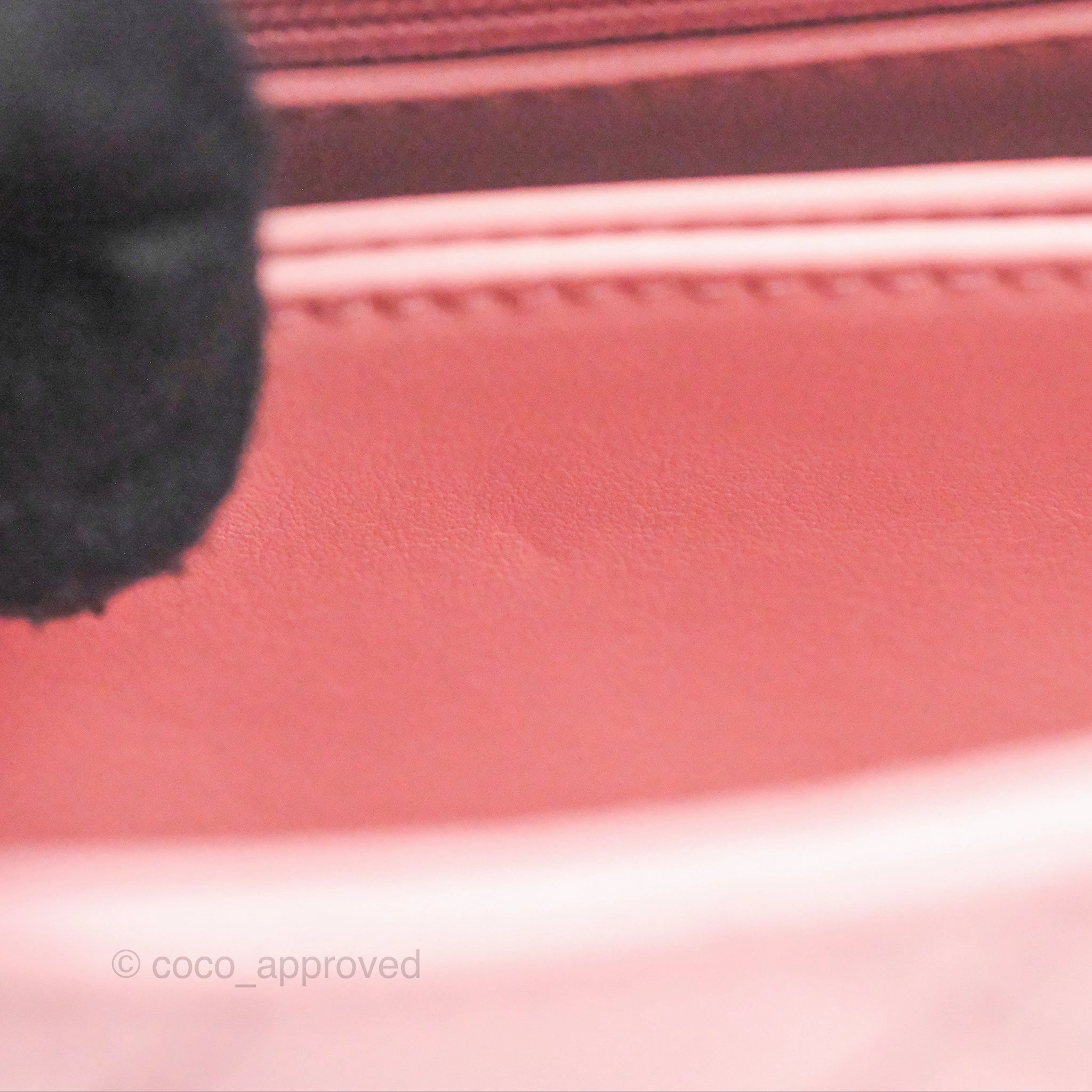 Chanel Mini Coco Handle Quilted Pink Caviar Gold Hardware