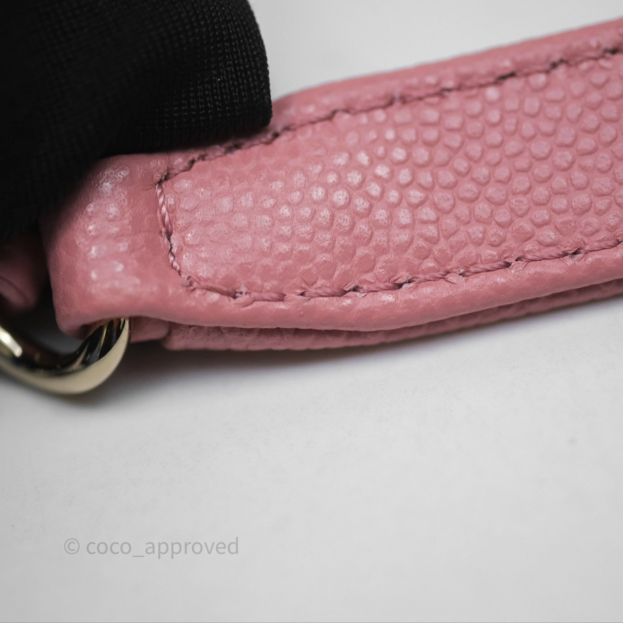 Chanel Mini Coco Handle Quilted Pink Caviar Gold Hardware