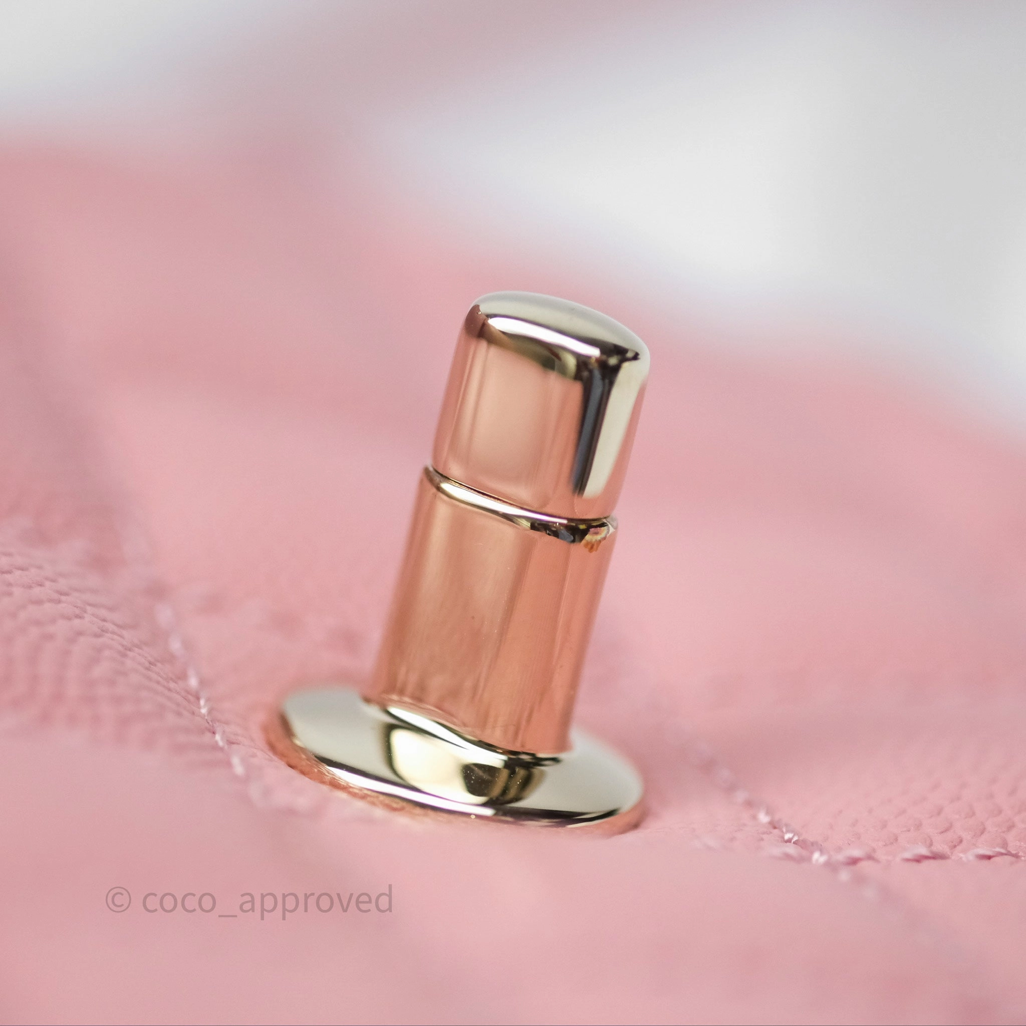 Chanel Mini Coco Handle Quilted Pink Caviar Gold Hardware
