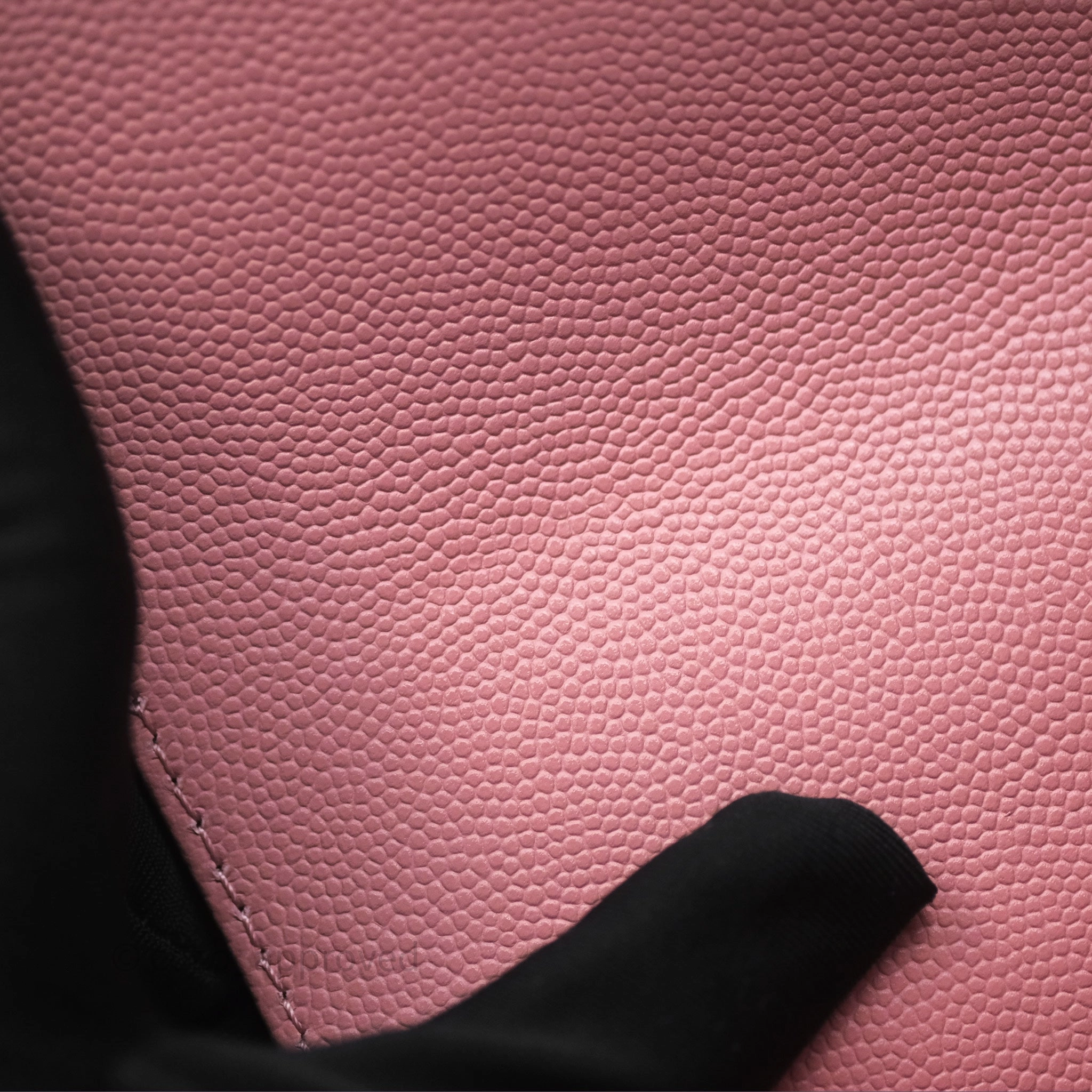 Chanel Mini Coco Handle Quilted Pink Caviar Gold Hardware