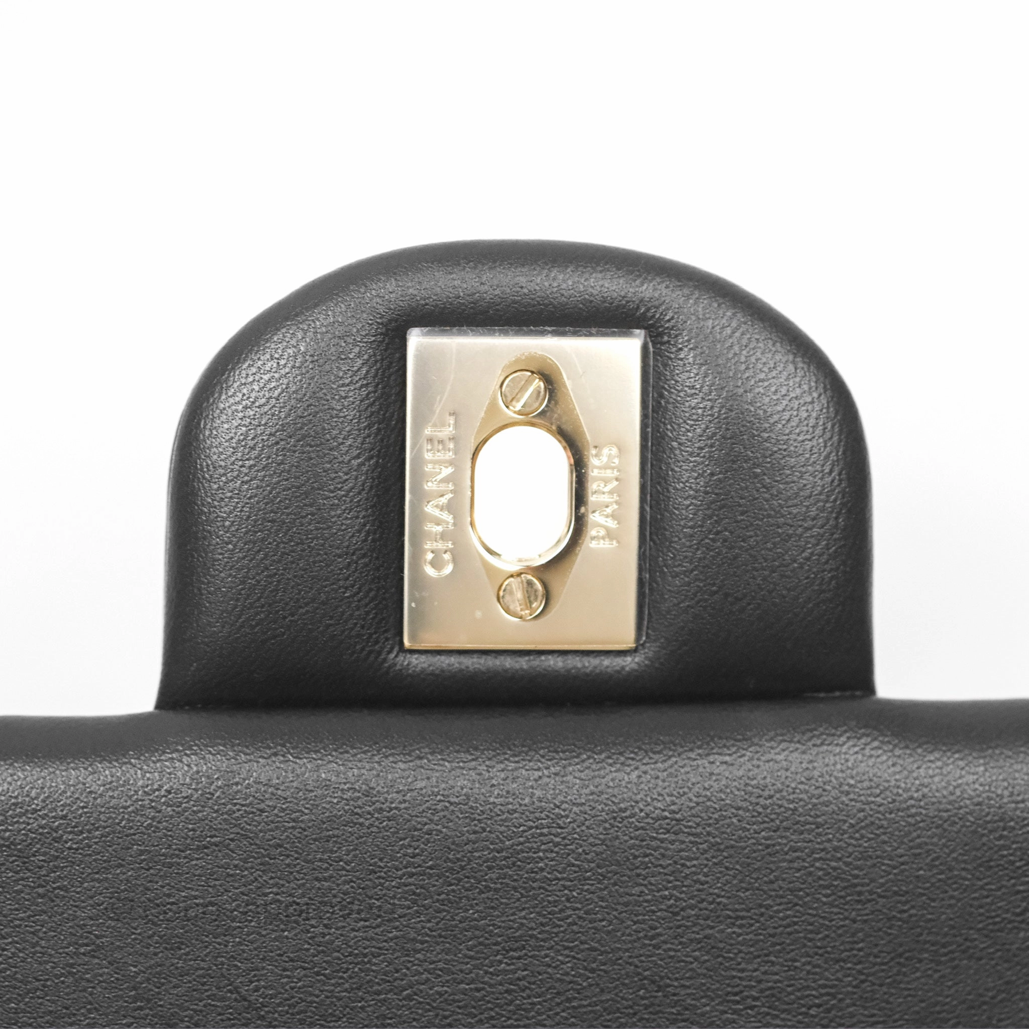 Chanel Mini Monacoco Flap With Dice Logo Chain Lambskin Black Gold Hardware 23C