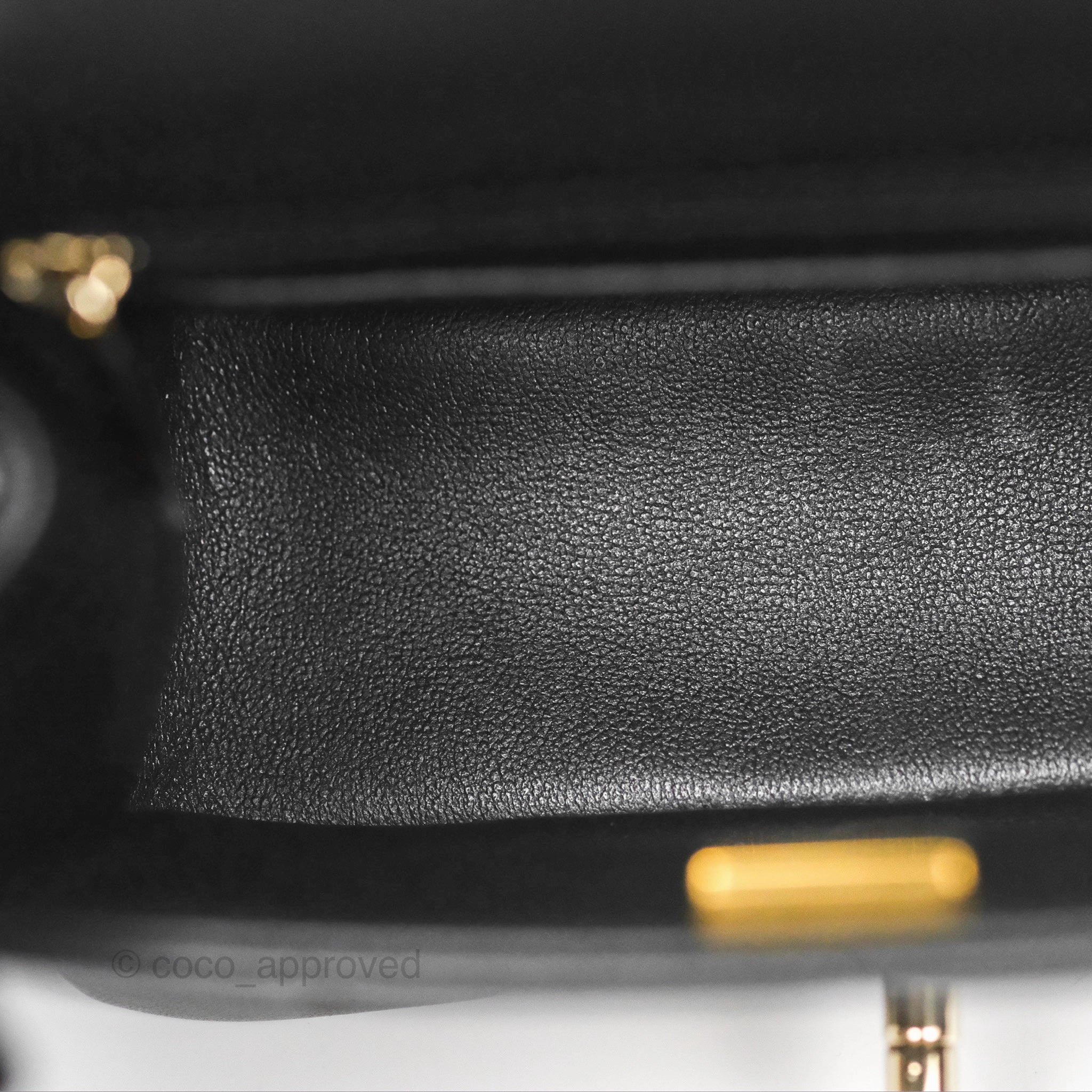 Chanel Mini Monacoco Flap With Dice Logo Chain Lambskin Black Gold Hardware 23C
