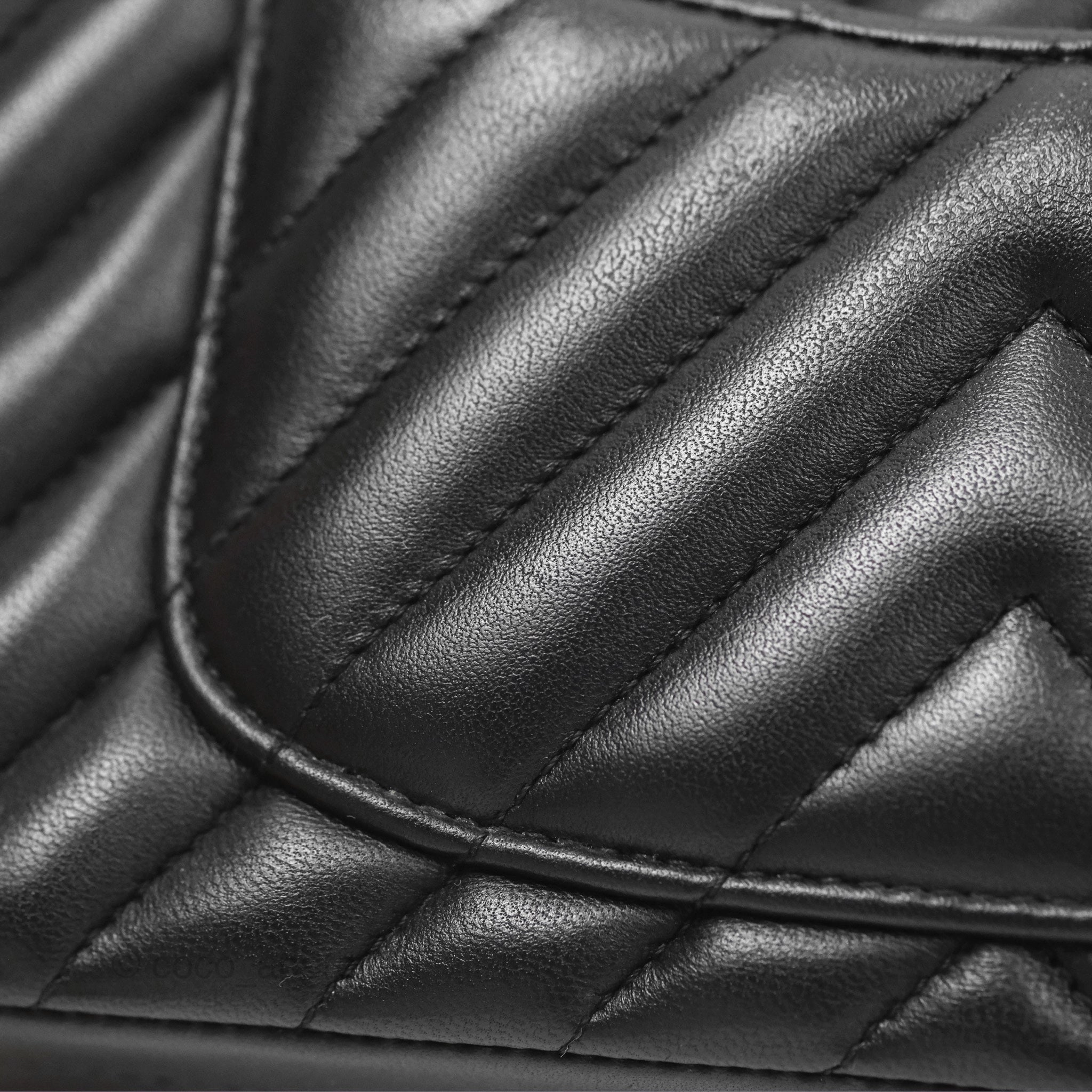 Chanel Mini Rectangular Flap Chevron Black Lambskin Gold Hardware