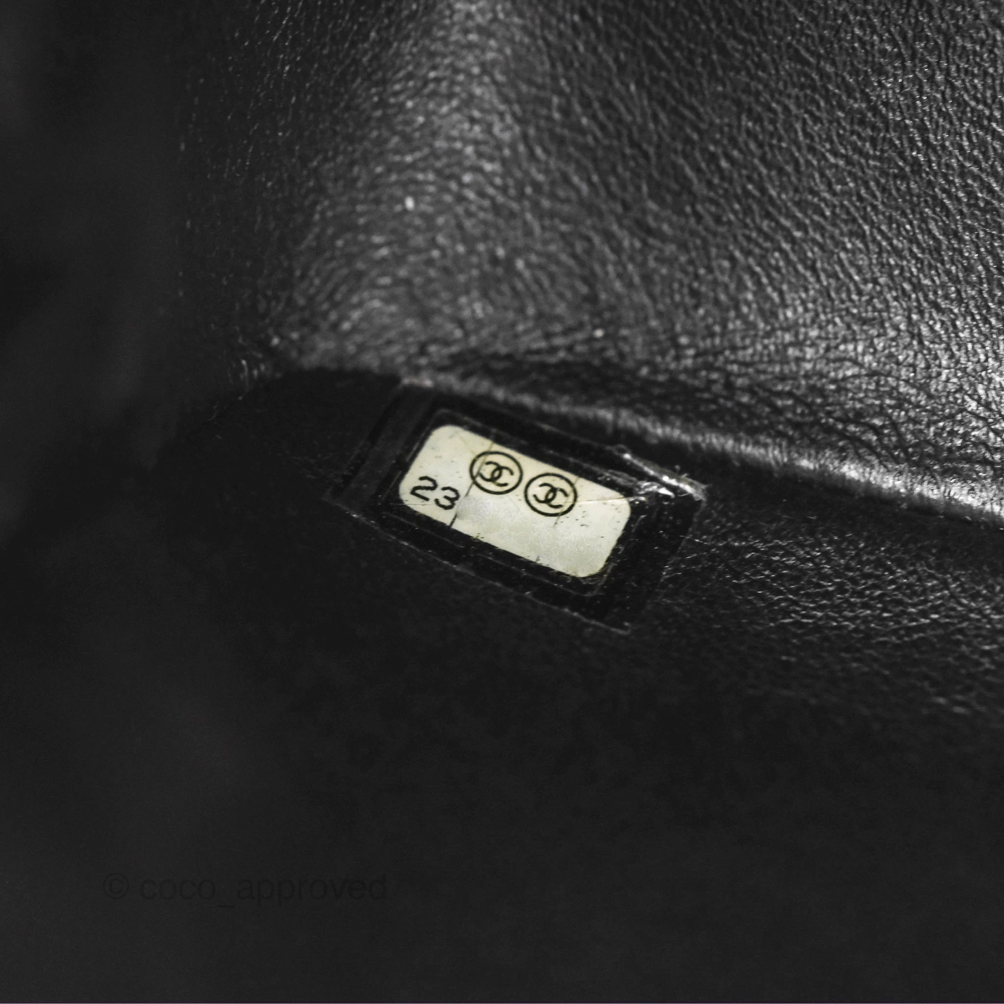 Chanel Mini Rectangular Flap Chevron Black Lambskin Gold Hardware