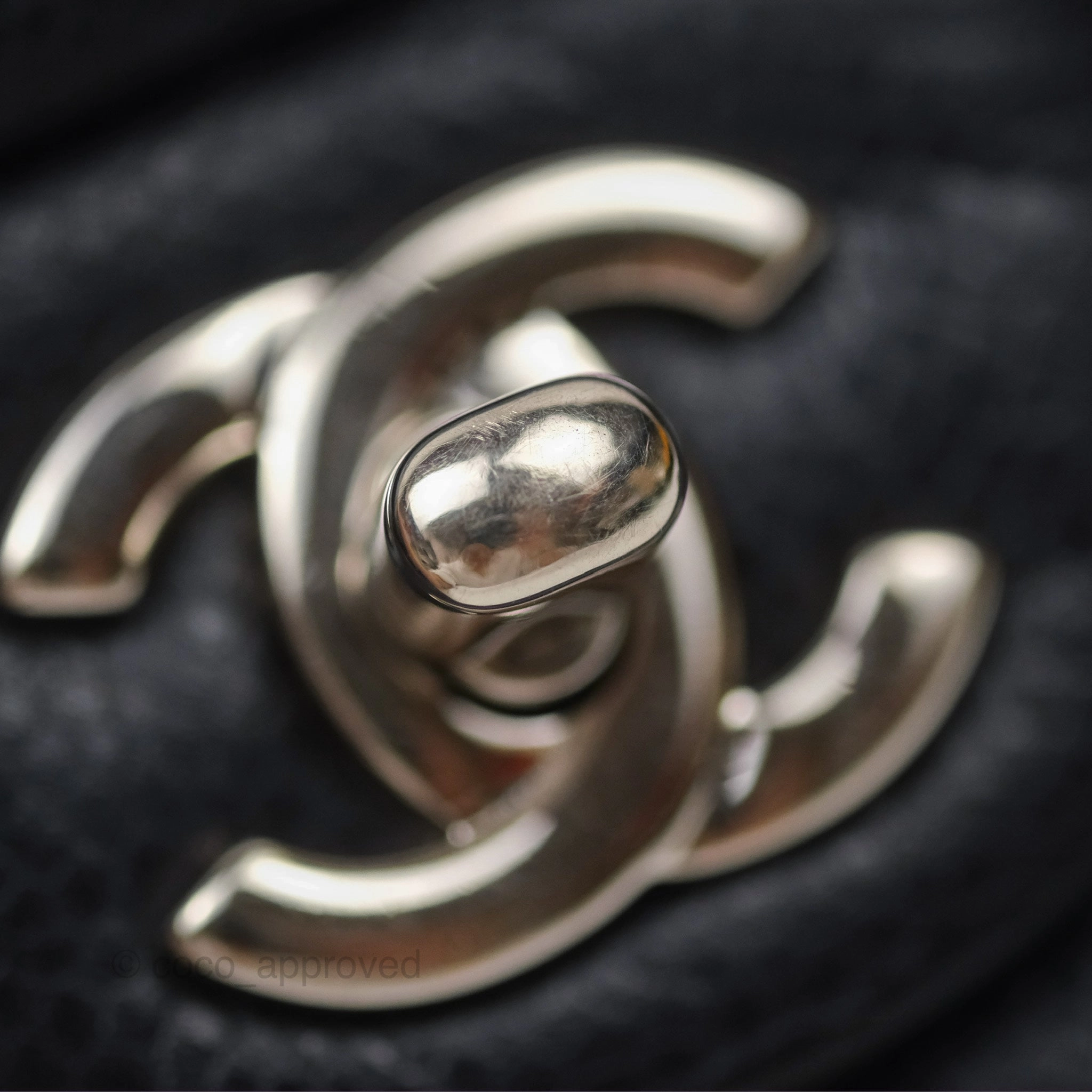 Chanel Mini Rectangular Quilted Dark Navy Caviar Silver Hardware