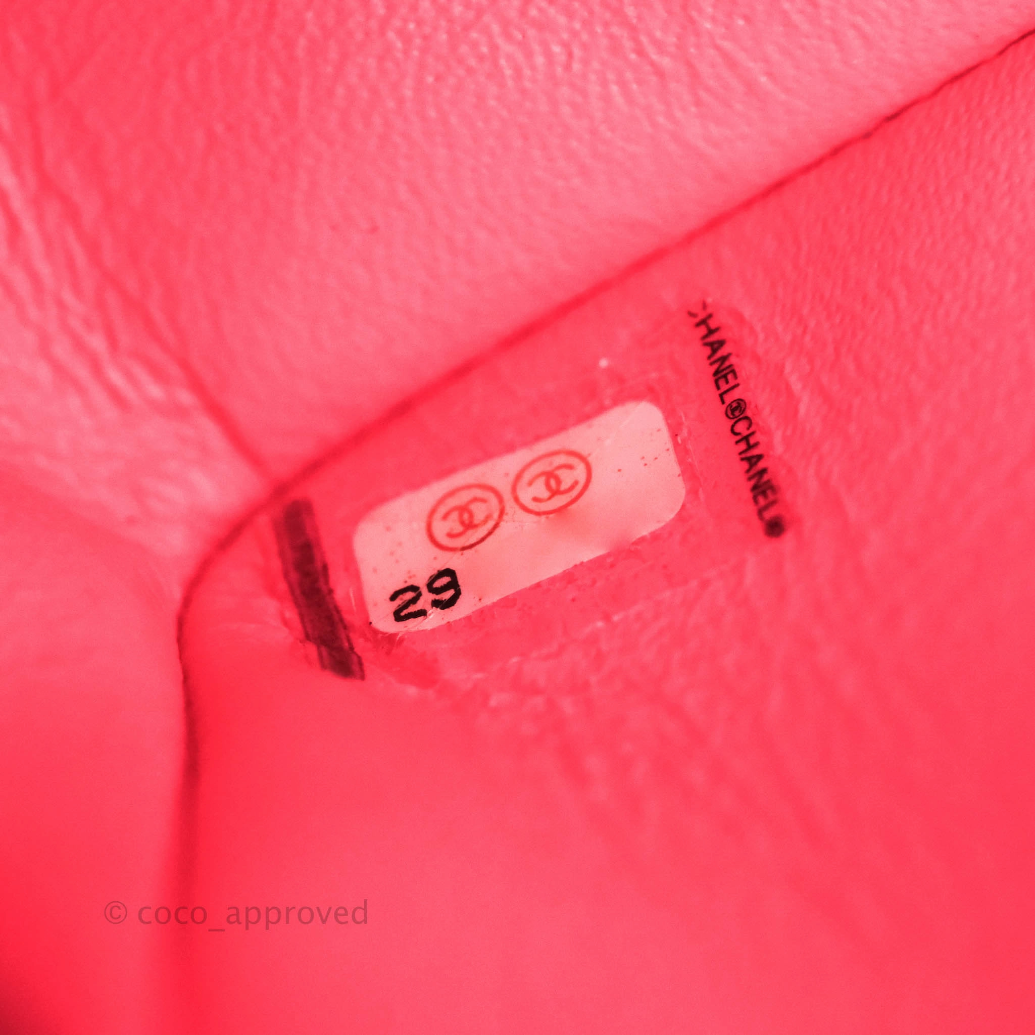 Chanel Mini Rectangular Quilted Neon Pink Patent Gold Hardware