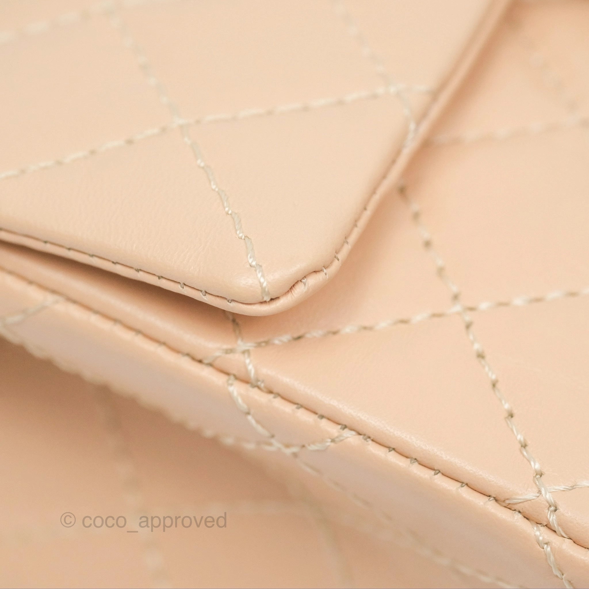 Chanel Mini Reissue 224 Beige Aged Calfskin Aged Gold Hardware