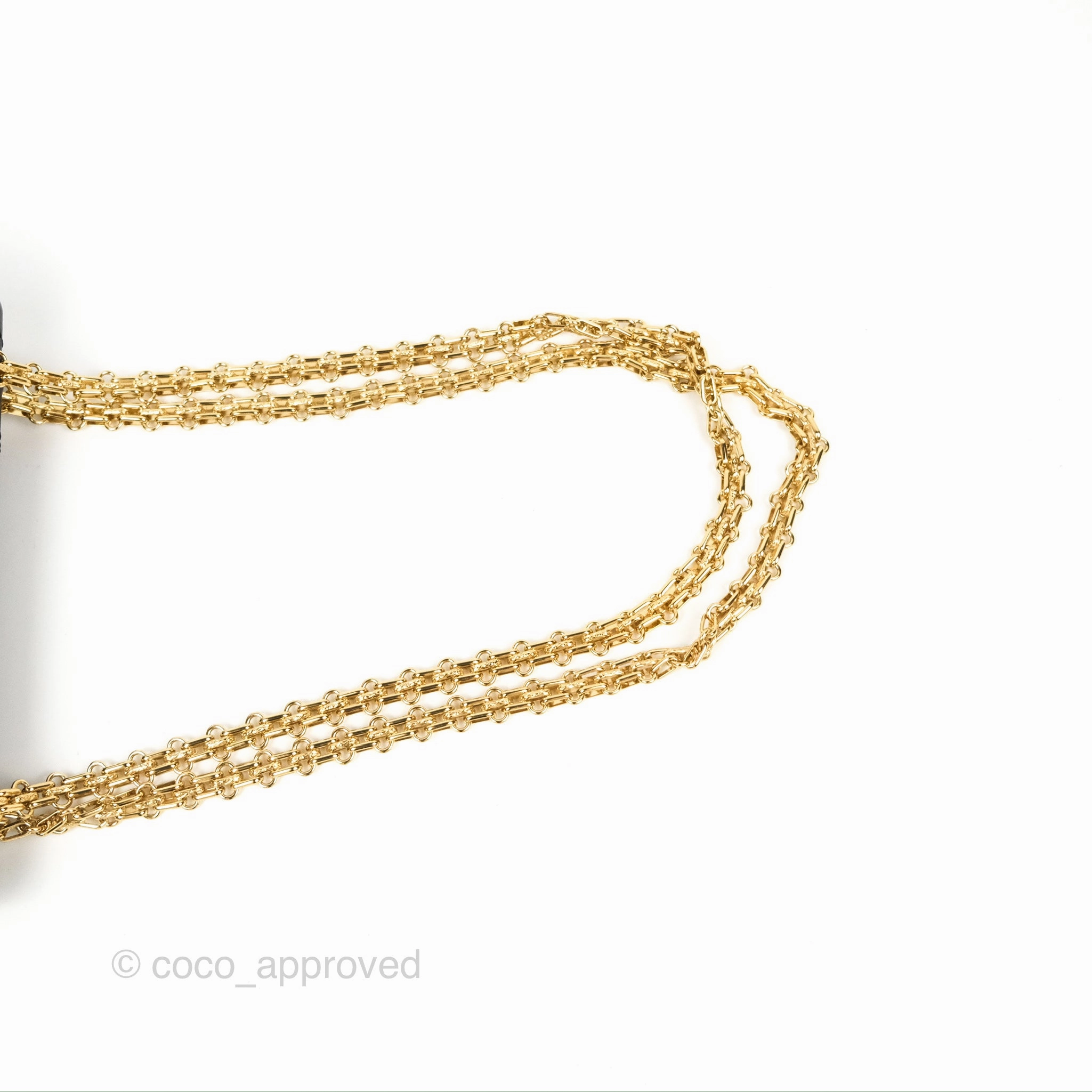 Chanel Mini Reissue 224 Black Aged Calfskin Gold Hardware