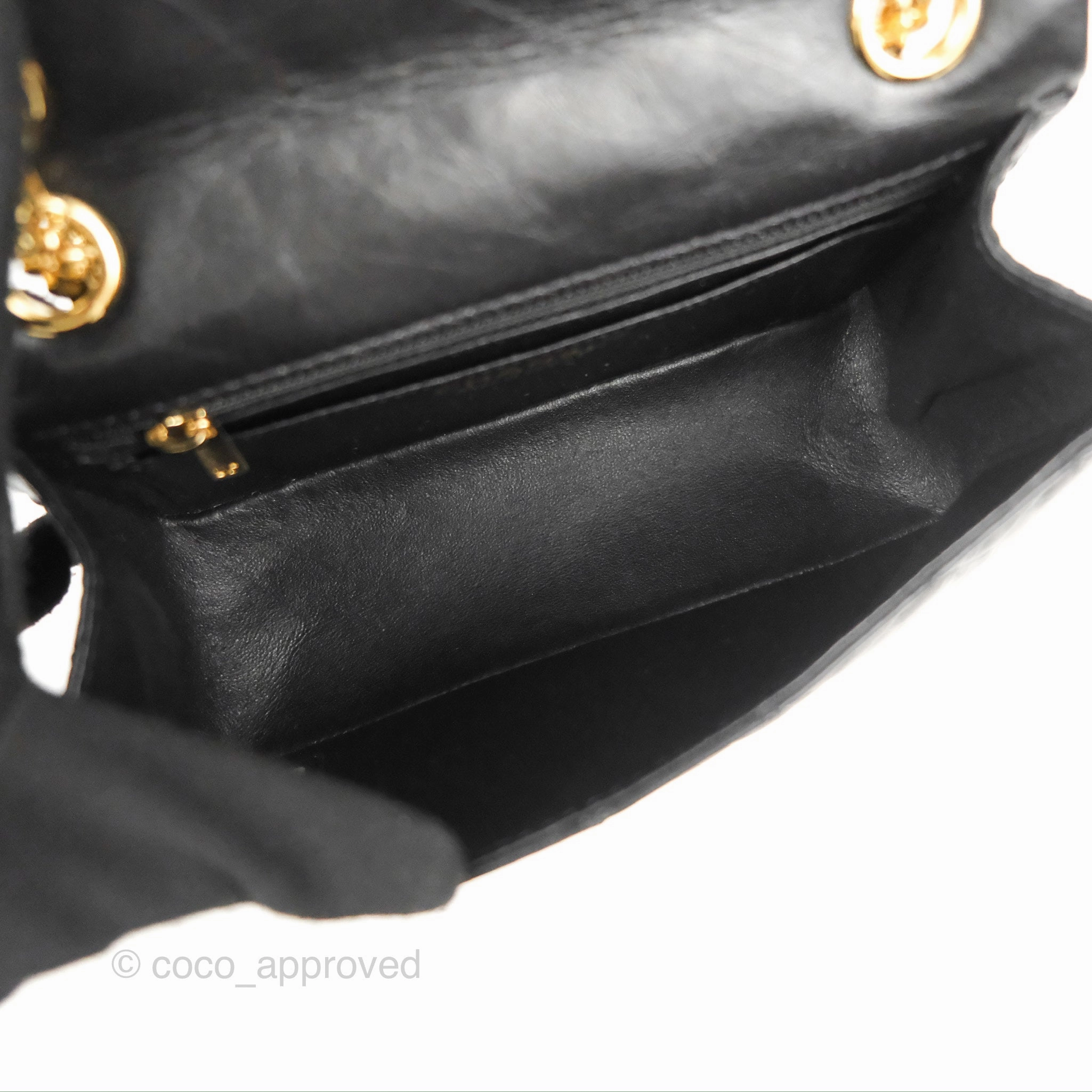 Chanel Mini Reissue 224 Black Aged Calfskin Gold Hardware