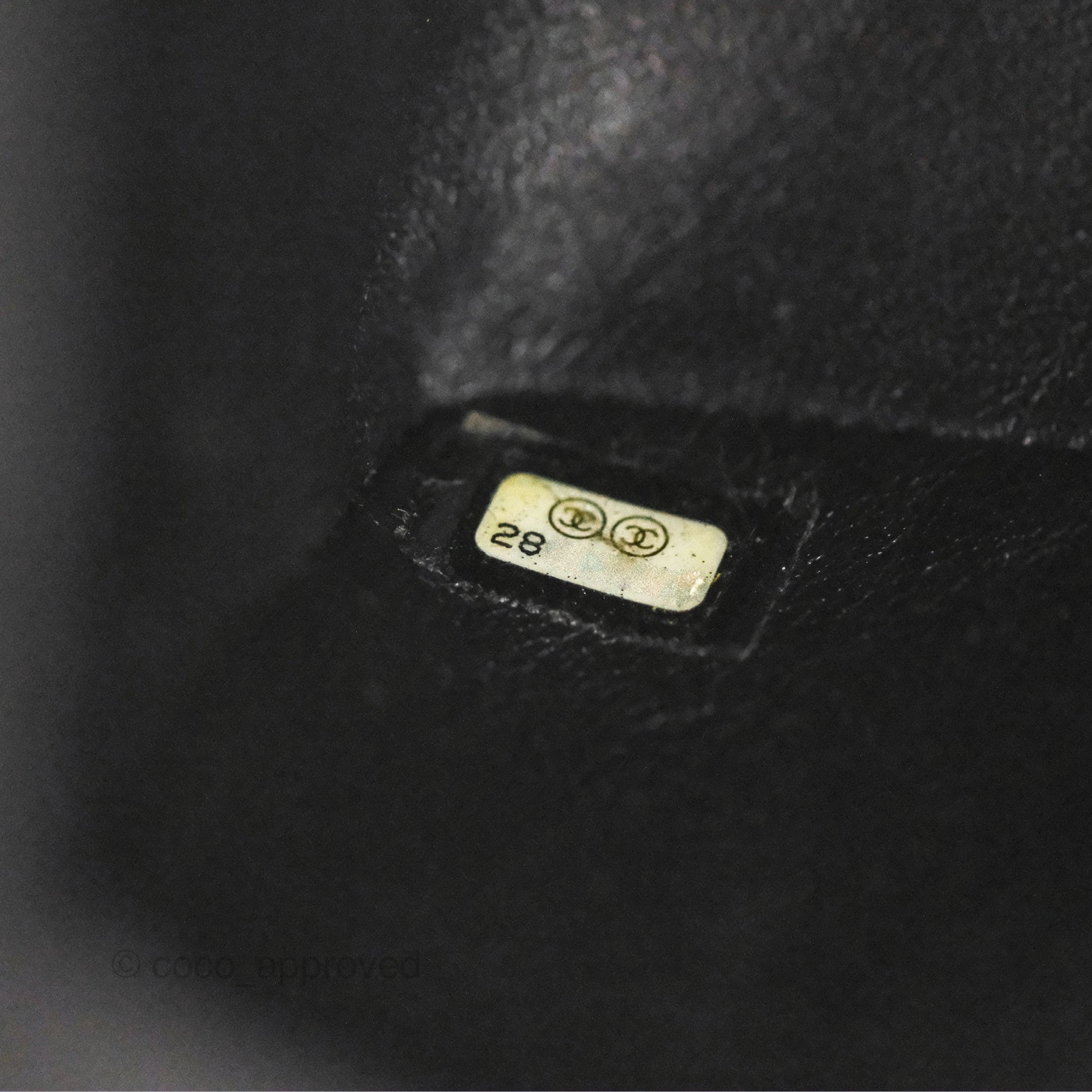 Chanel Mini Reissue 224 Black Aged Calfskin Gold Hardware