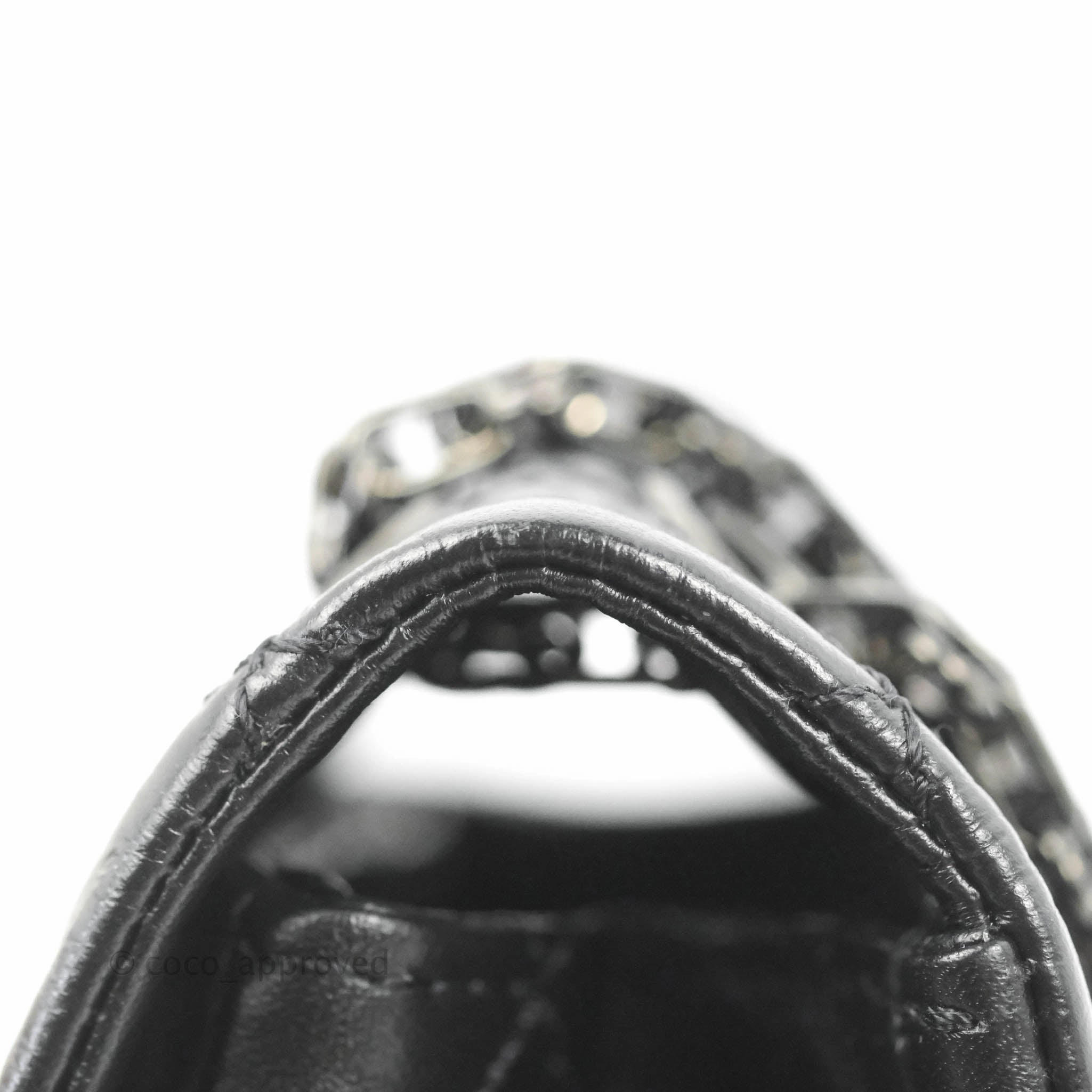 Chanel Mini Reissue 224 So Black Aged Calfskin Black Hardware