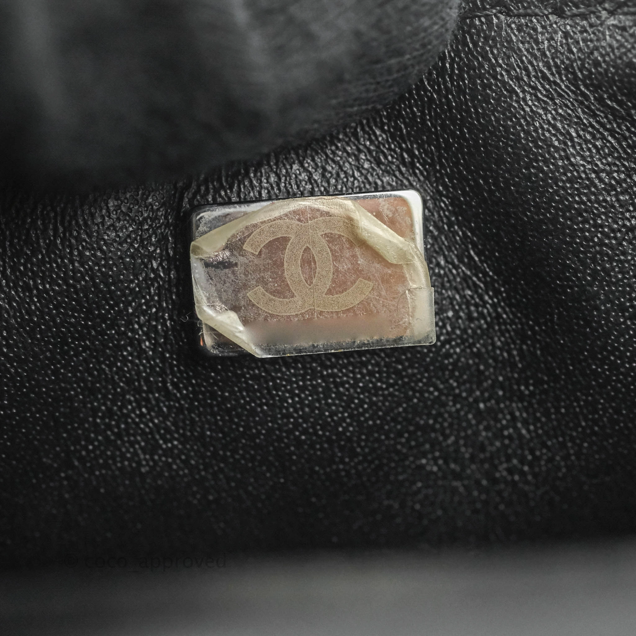 Chanel Mini Reissue 224 So Black Aged Calfskin Black Hardware