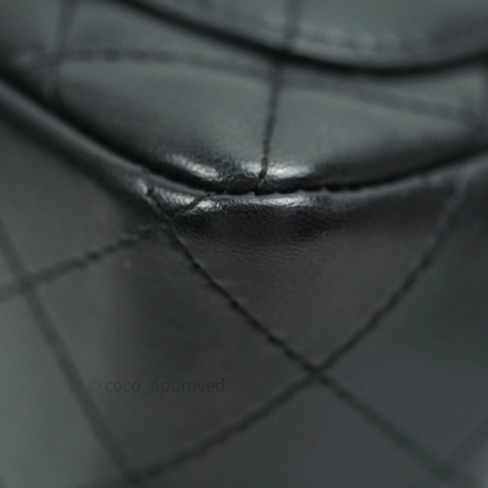Chanel Mini Square Black Lambskin Gold Hardware