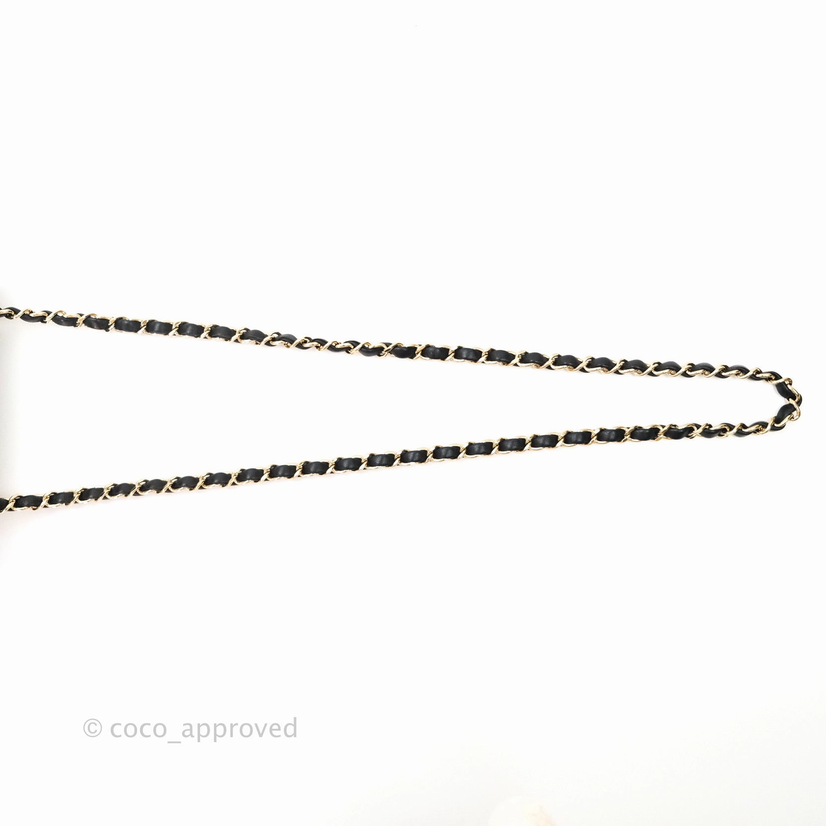 Chanel Mini Square Chevron Black Lambskin Gold Hardware