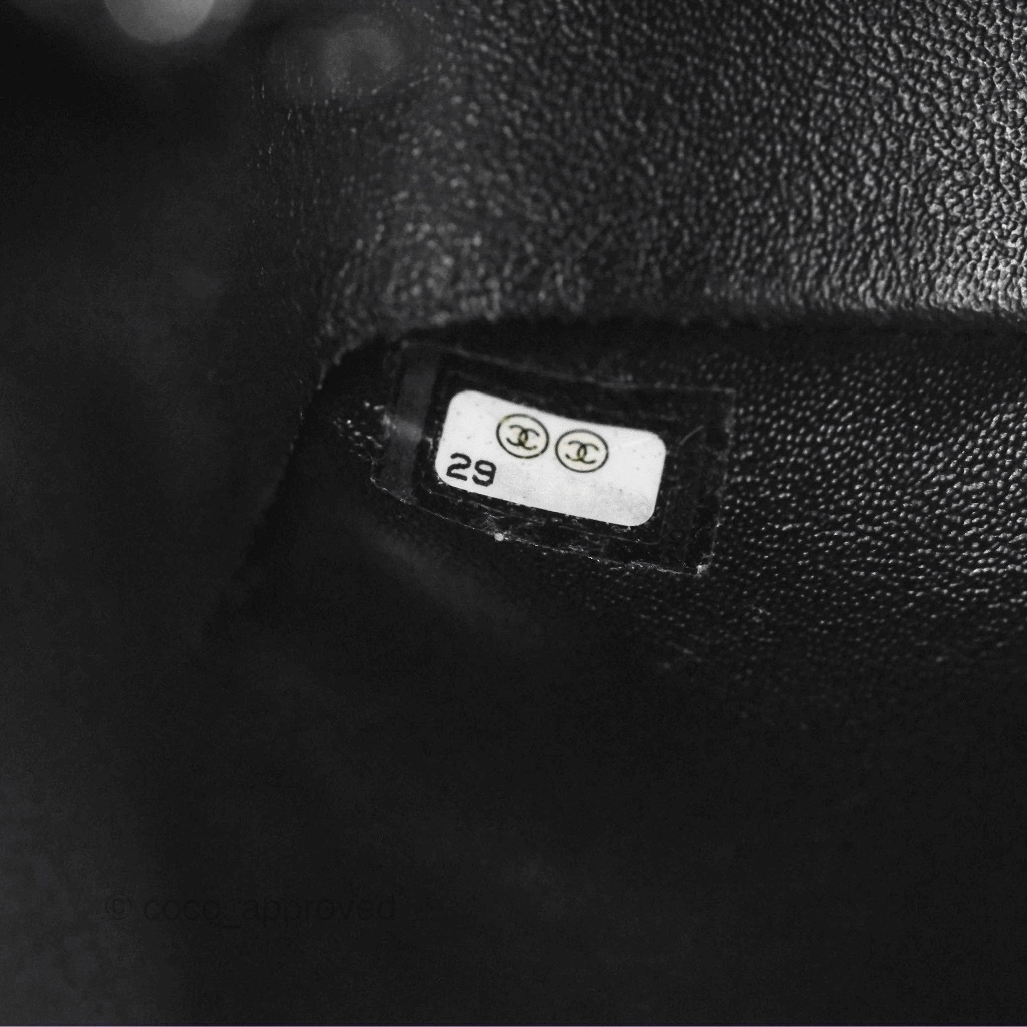 Chanel Mini Square Flap Quilted Black Lambskin Silver Hardware