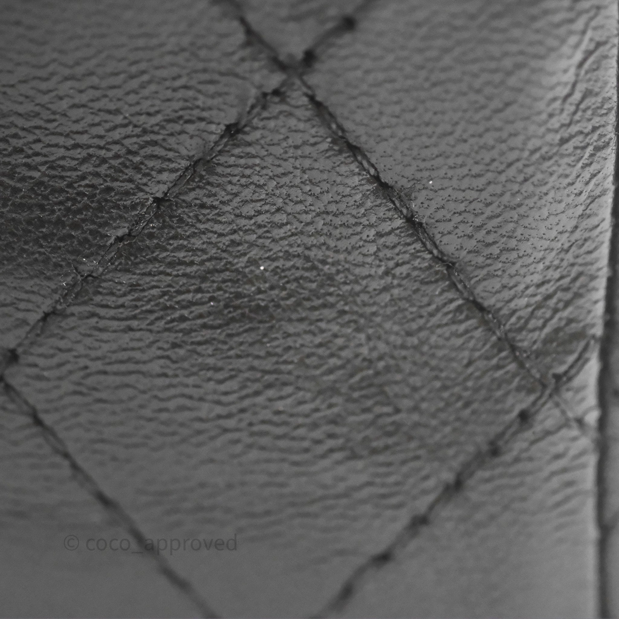 Chanel Mini Square Flap Quilted Black Lambskin Silver Hardware