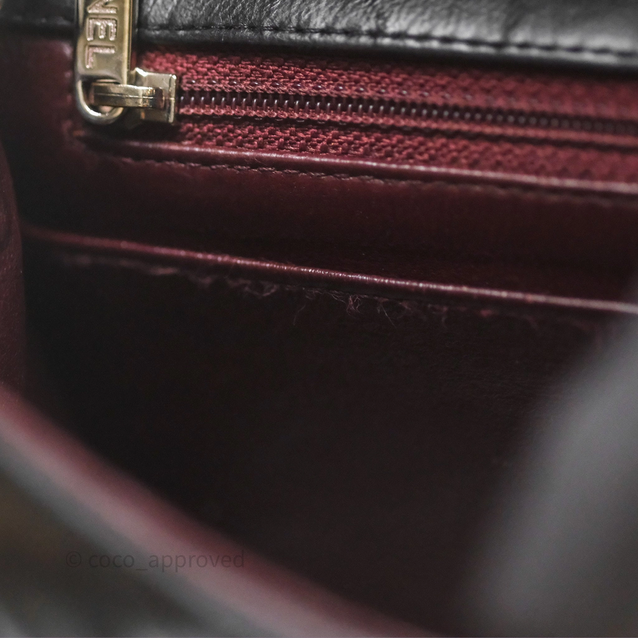 Chanel Mini Square Flap Quilted Black Lambskin Silver Hardware