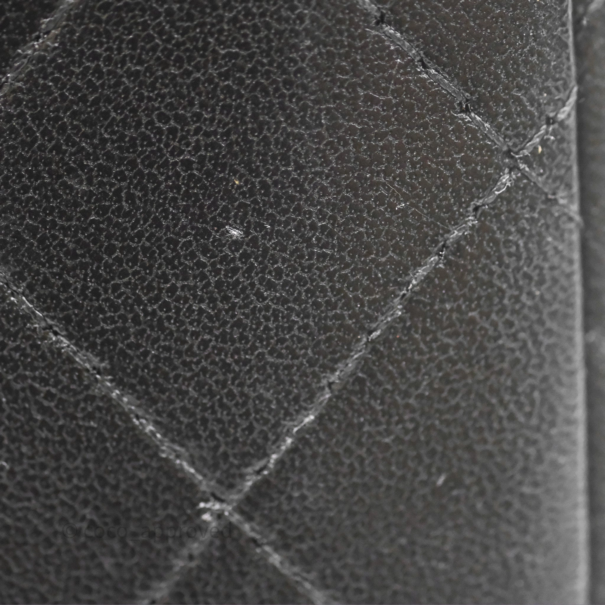 Chanel Mini Square Flap Quilted Black Lambskin Silver Hardware