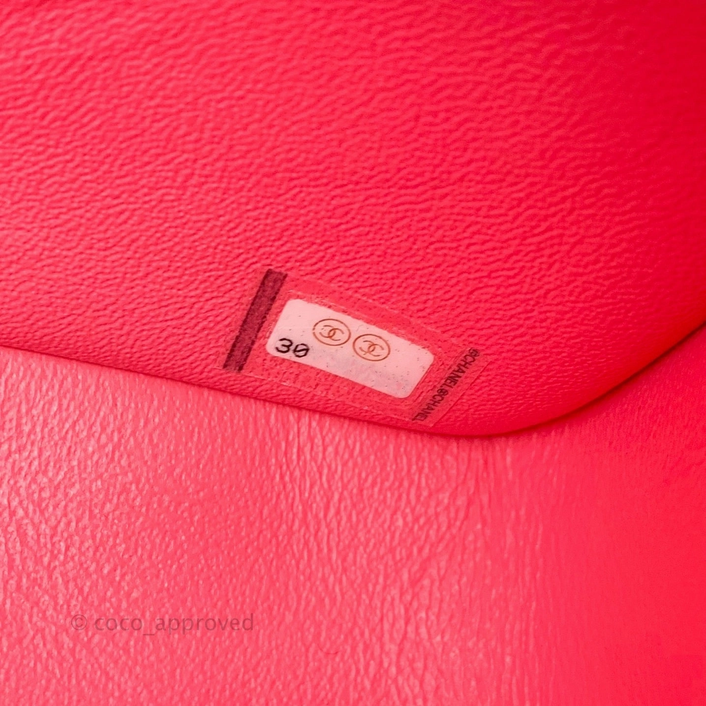 Chanel Mini Square Pink Lambskin Gold Hardware