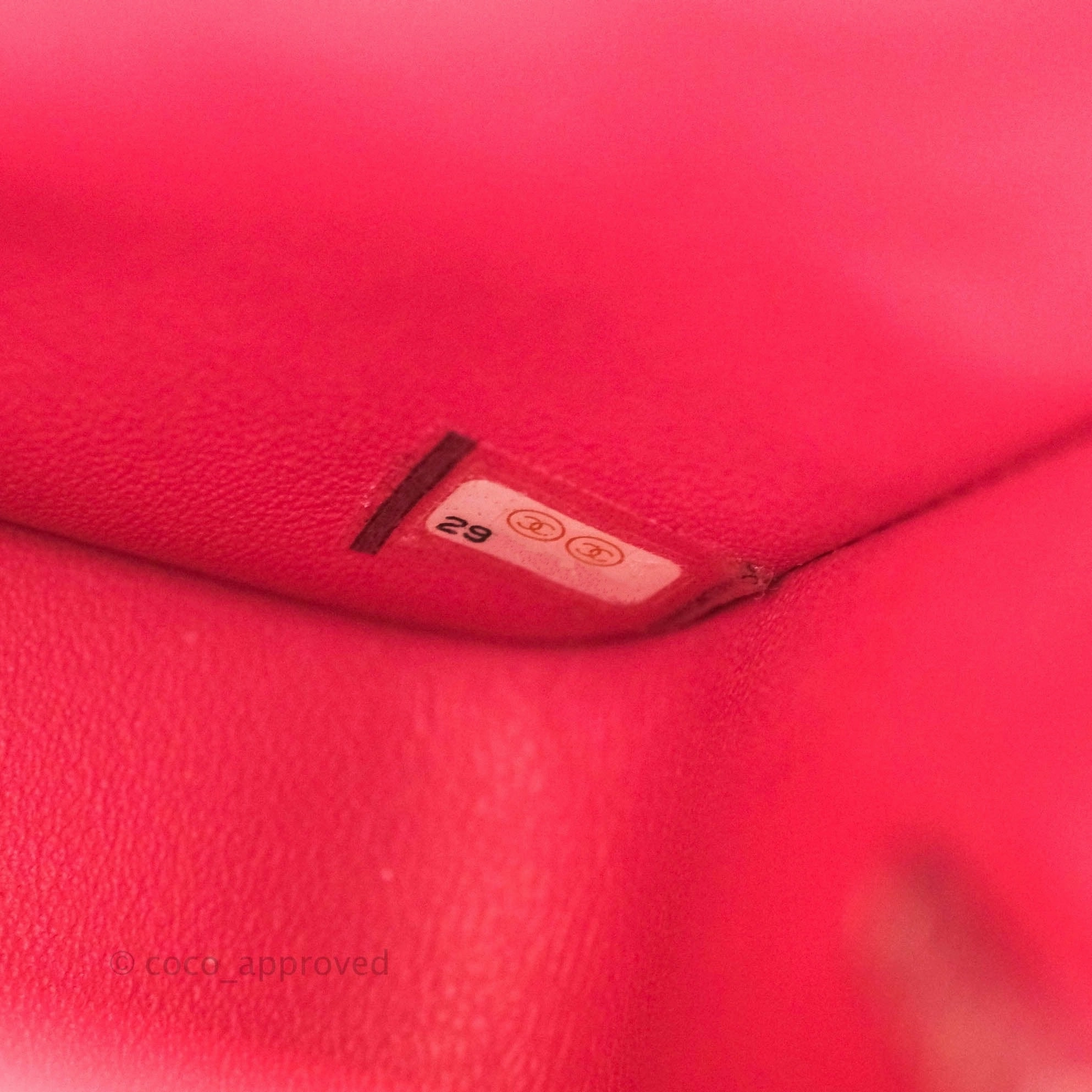 Chanel Mini Square Pink Lambskin Silver Hardware