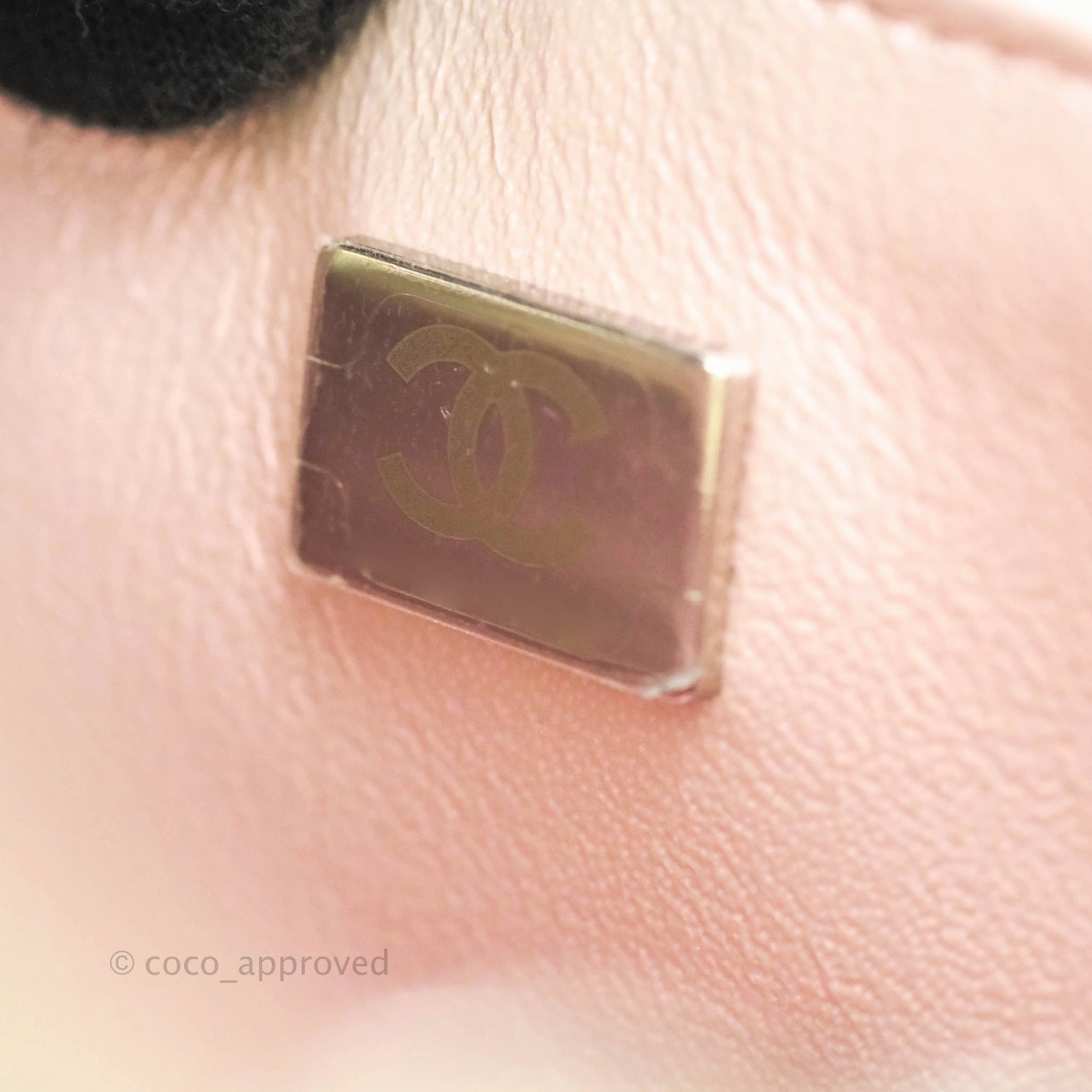 Chanel Mini Square Quilted Iridescent Pink Silver Hardware
