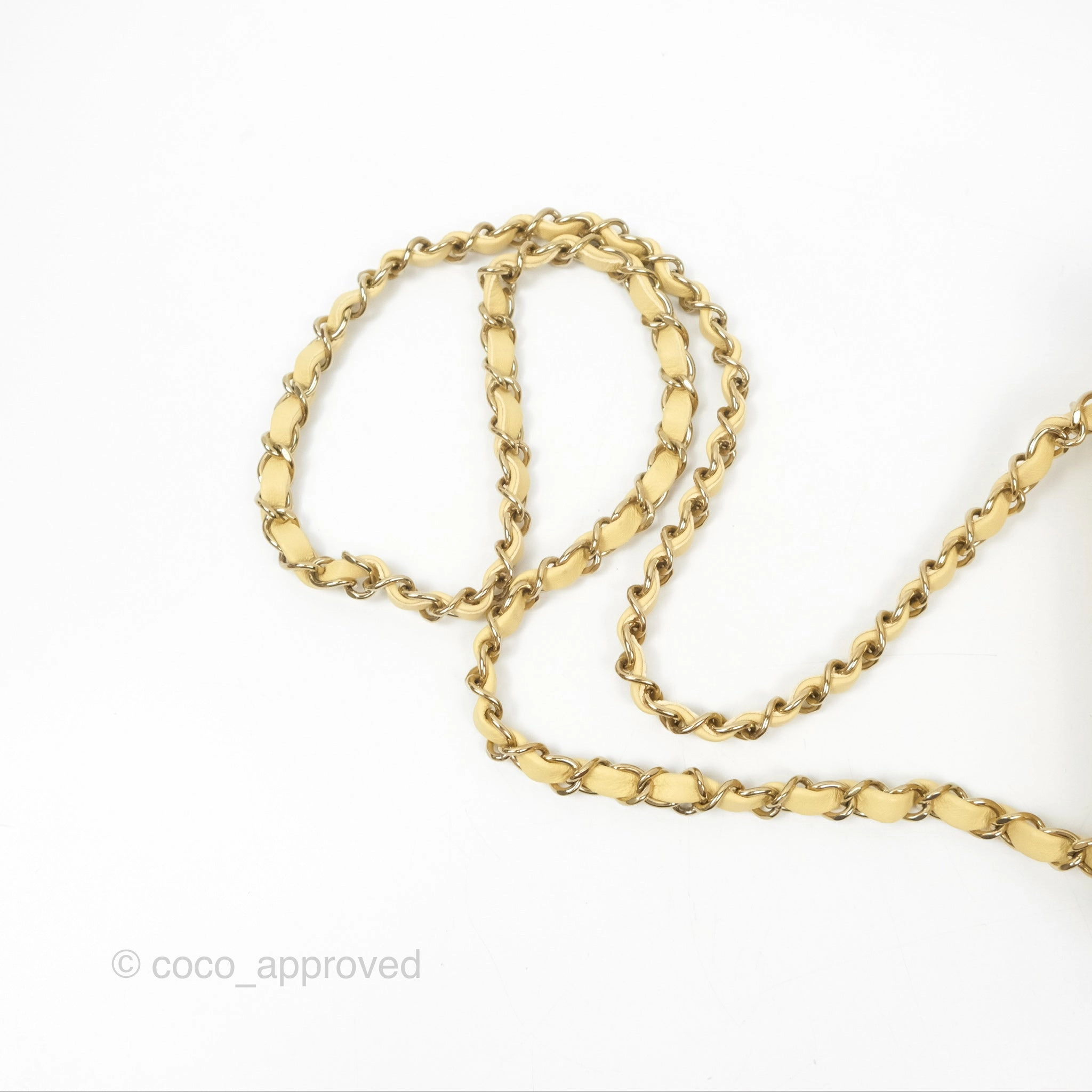 Chanel Mini Square Quilted Yellow Lambskin Gold Hardware