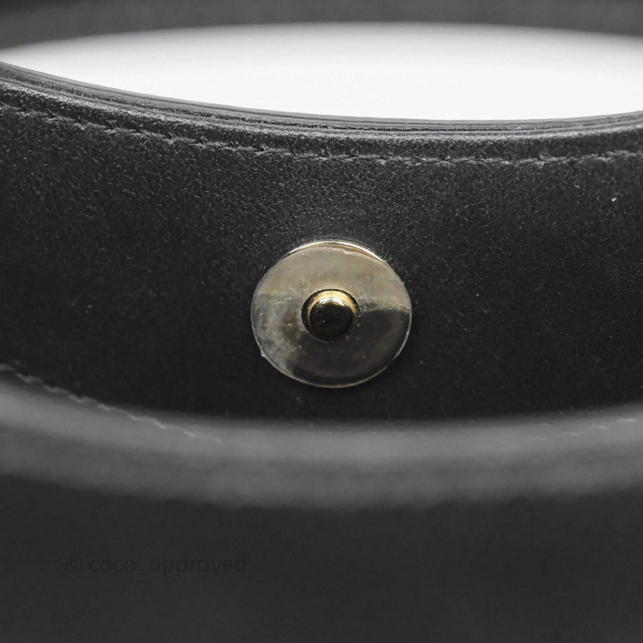 Chanel Nano 31 Black Shiny Calfskin Gold Hardware