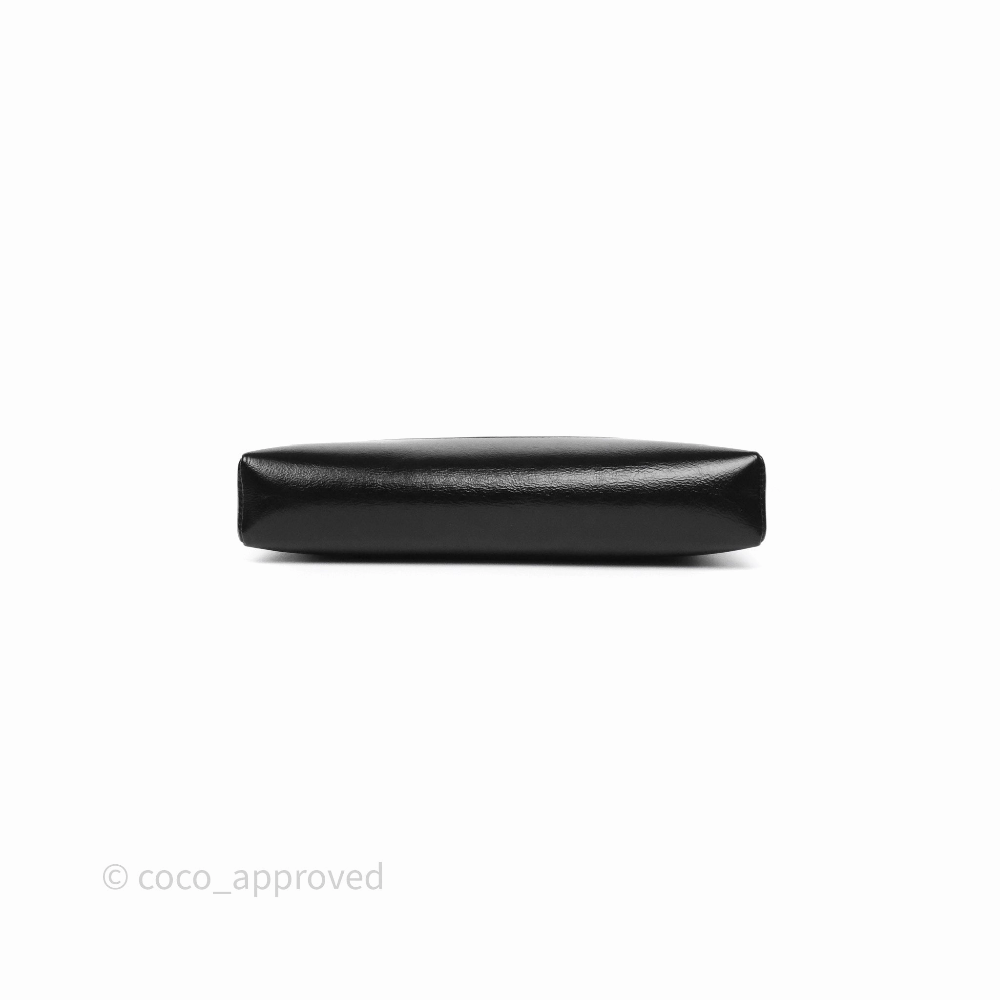 Chanel Nano 31 Black Shiny Calfskin Gold Hardware