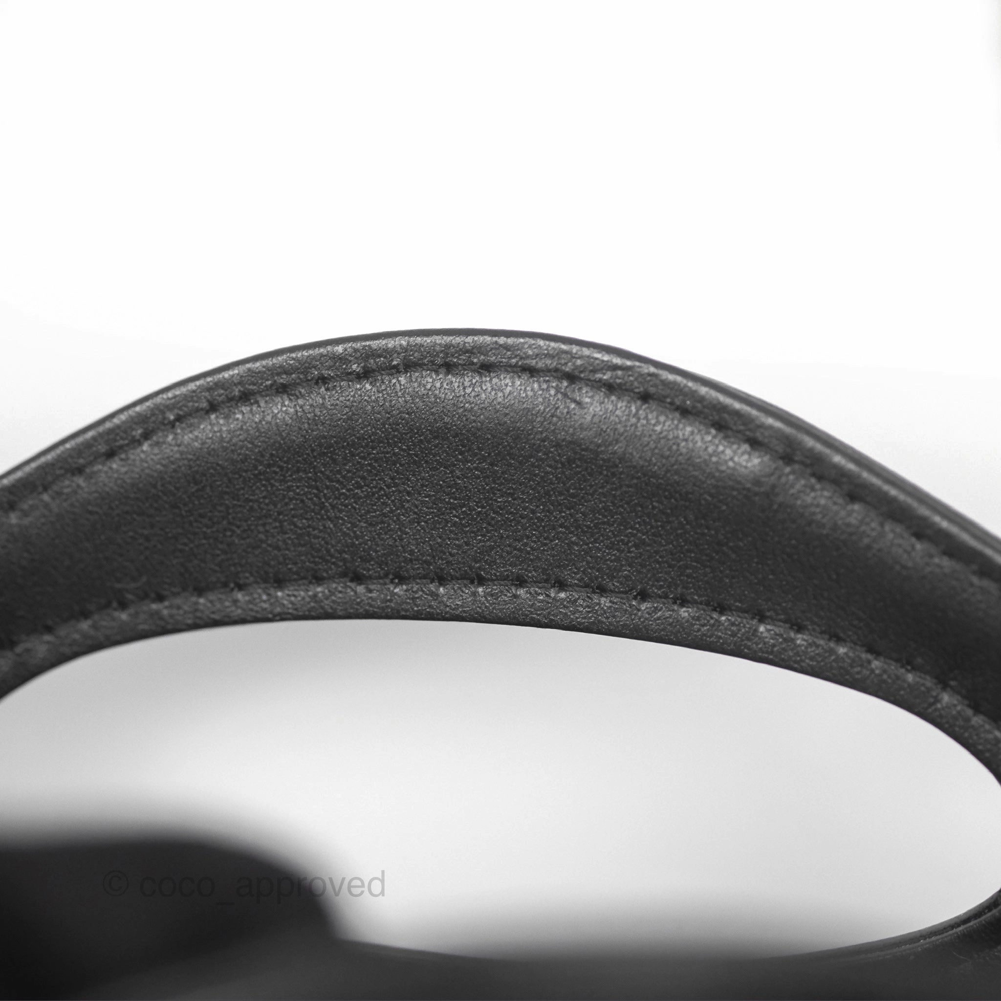 Chanel Nano 31 Black Shiny Lambskin Gold Hardware