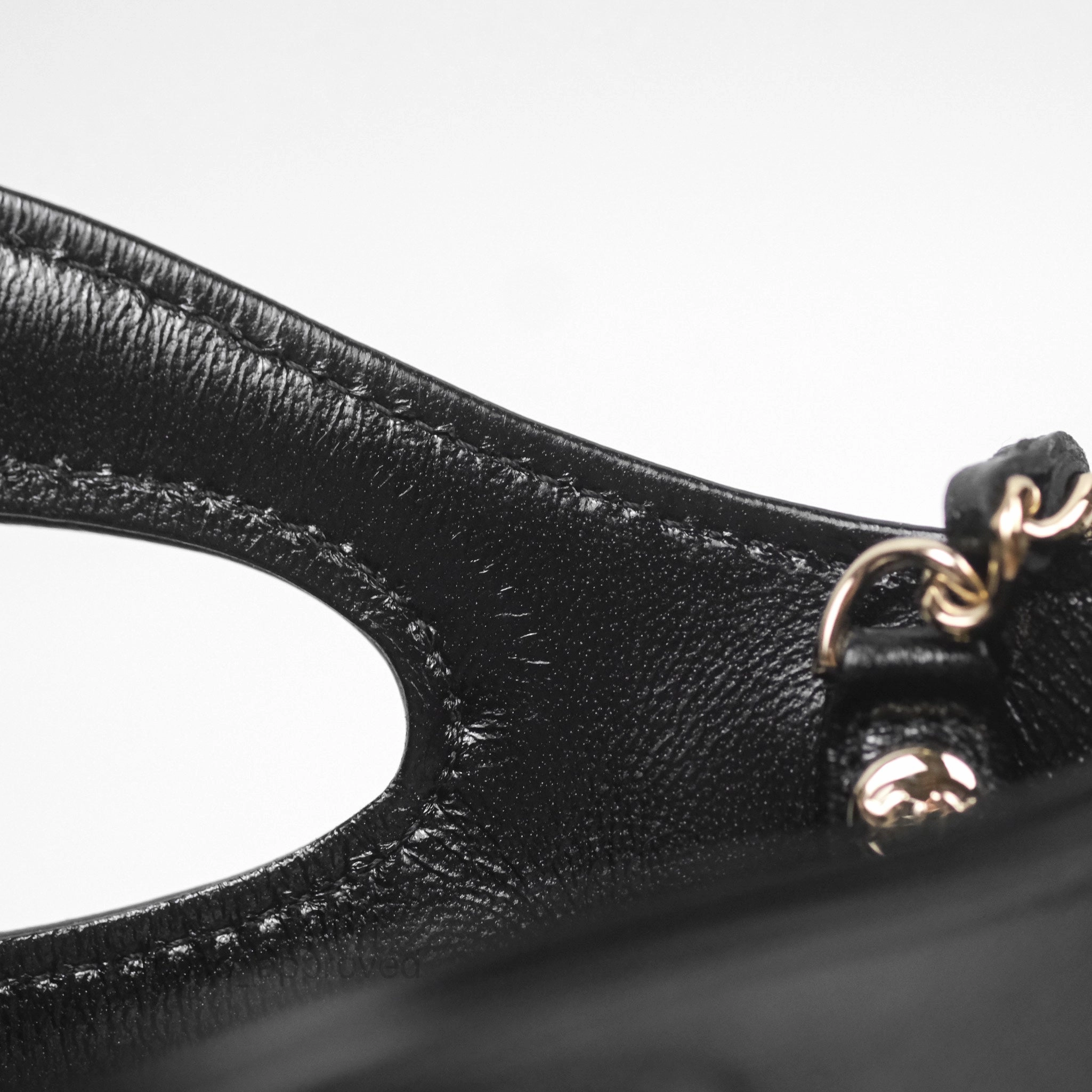Chanel Nano 31 Black Shiny Lambskin Gold Hardware